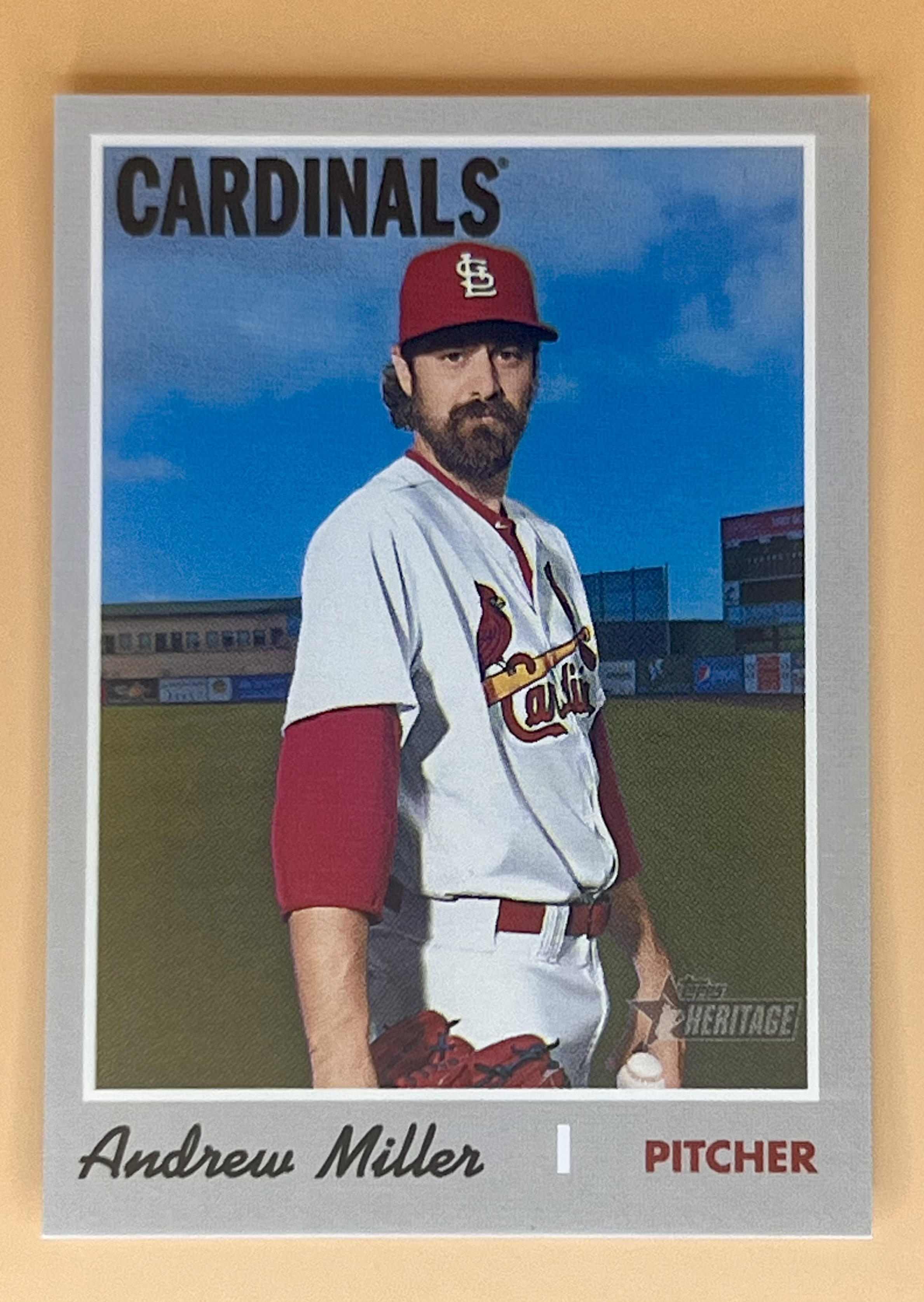 2019  Topps Heritage  Andrew Miller #521 Mini /100 SP 🔥🔥