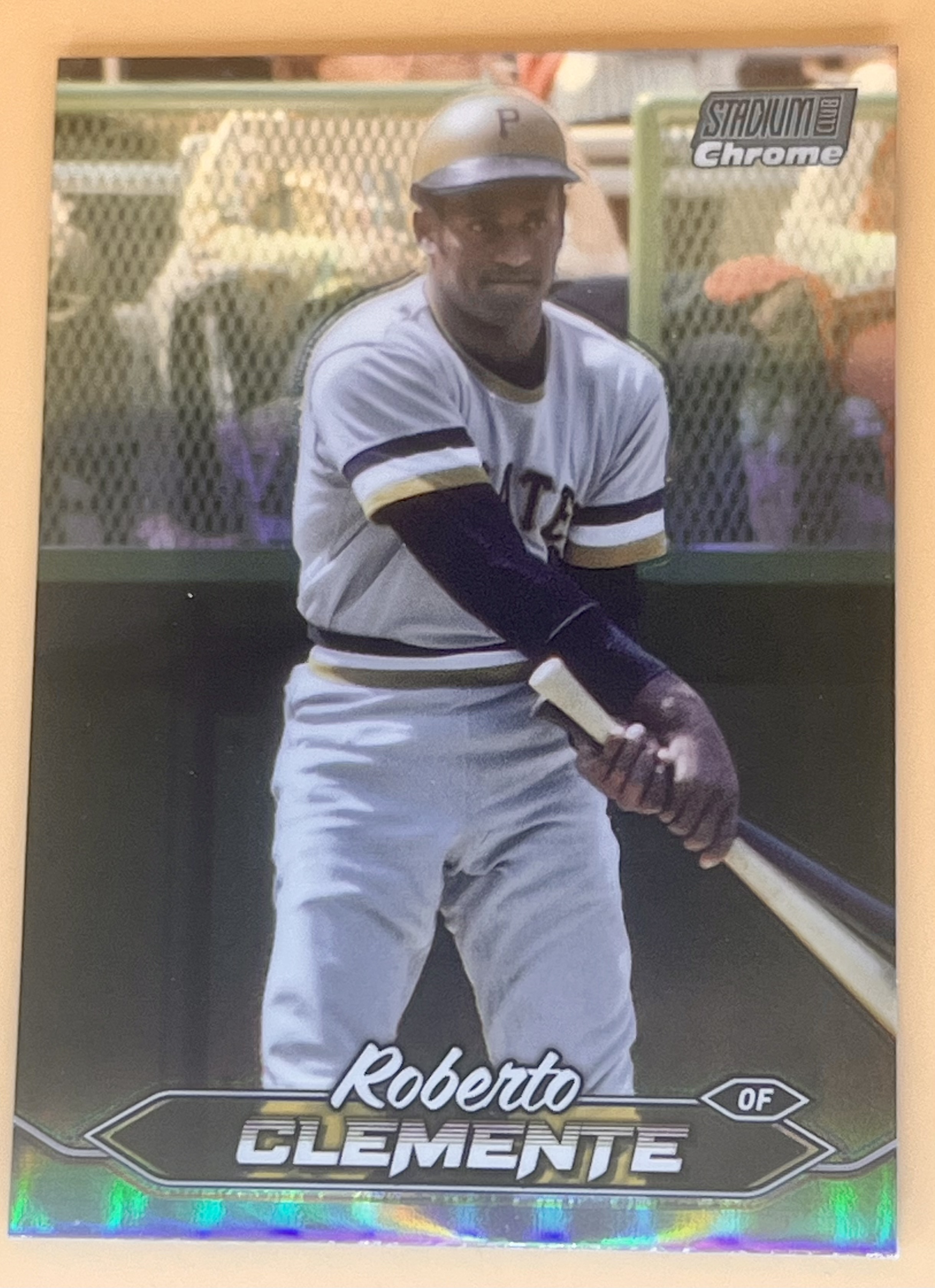2024 Topps Stadium Club Chrome  Roberto Clemente #239 Chrome Refractor