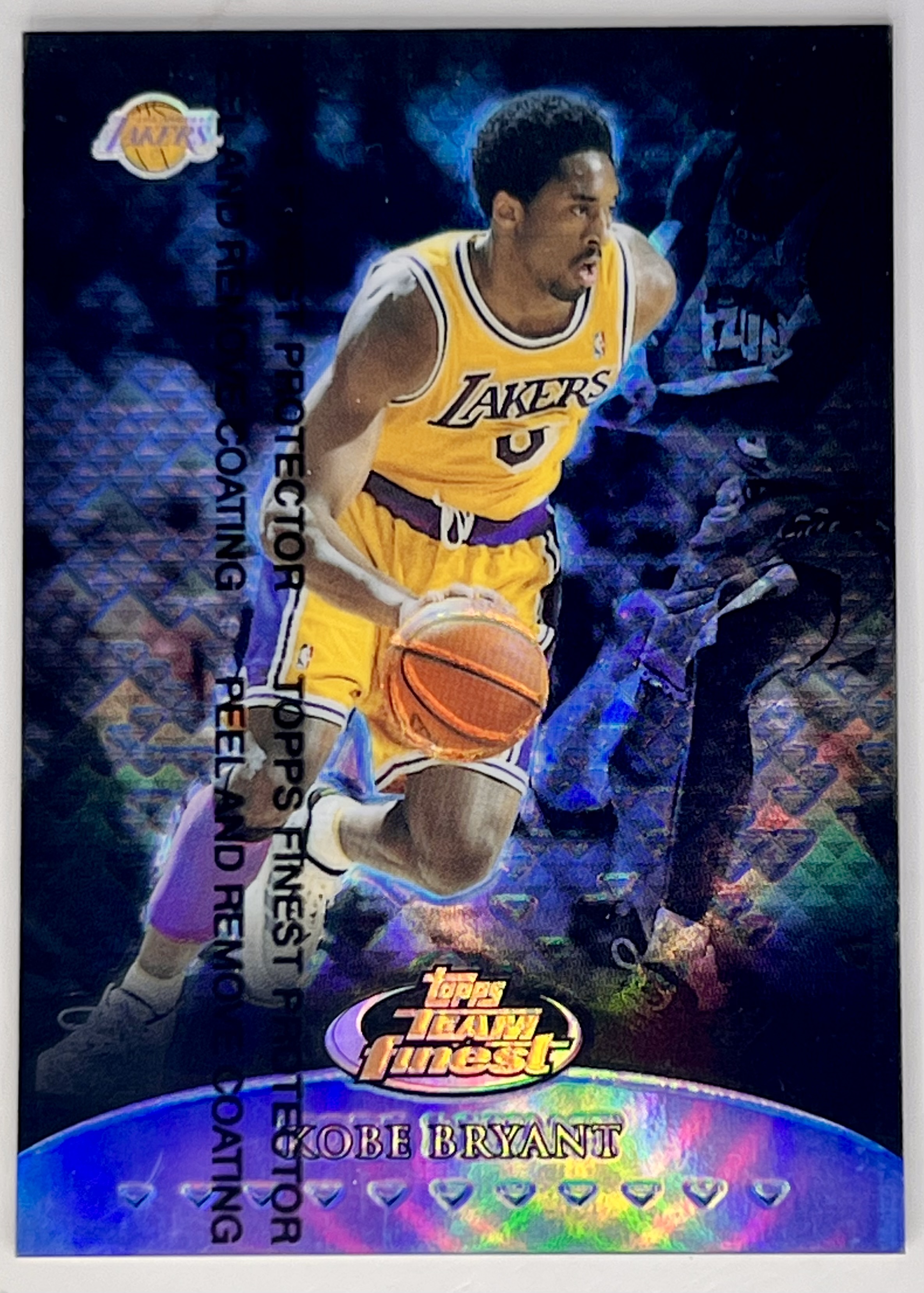 1999-00 Topps Finest Kobe Bryant #TF18 Team Finest Blue Refractor