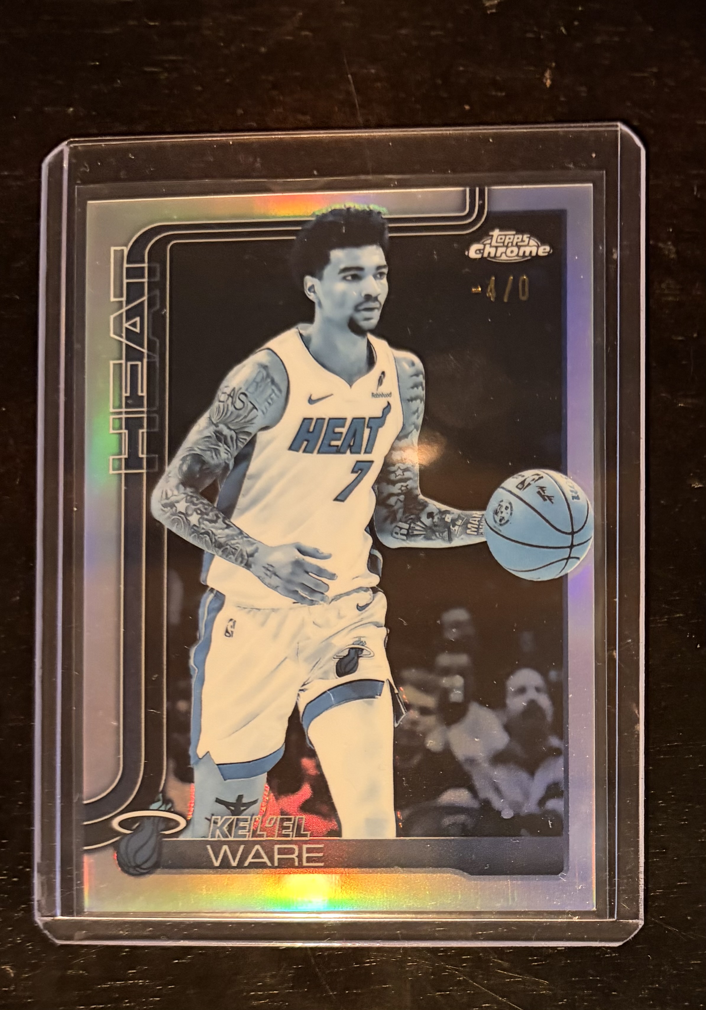 2025-26 Topps Chrome Kelβel Ware #129 Frozen Fractor -4/0