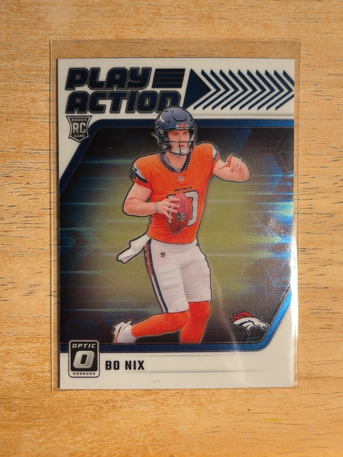 2024 Donruss Optic Bo Nix #6 Play Action
