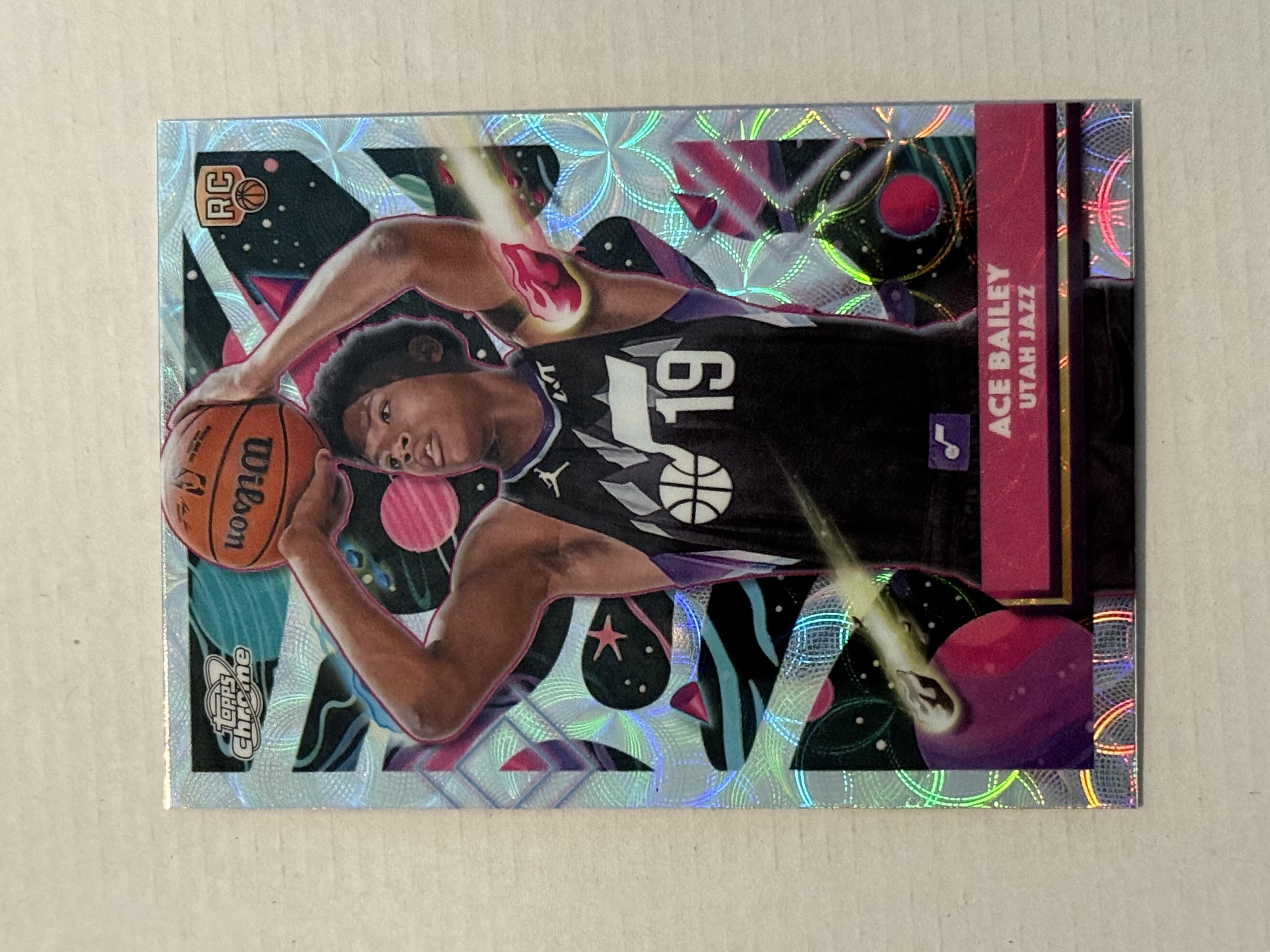 2025-26 Topps Chrome Cosmic Ace Bailey Nucleus Refractor