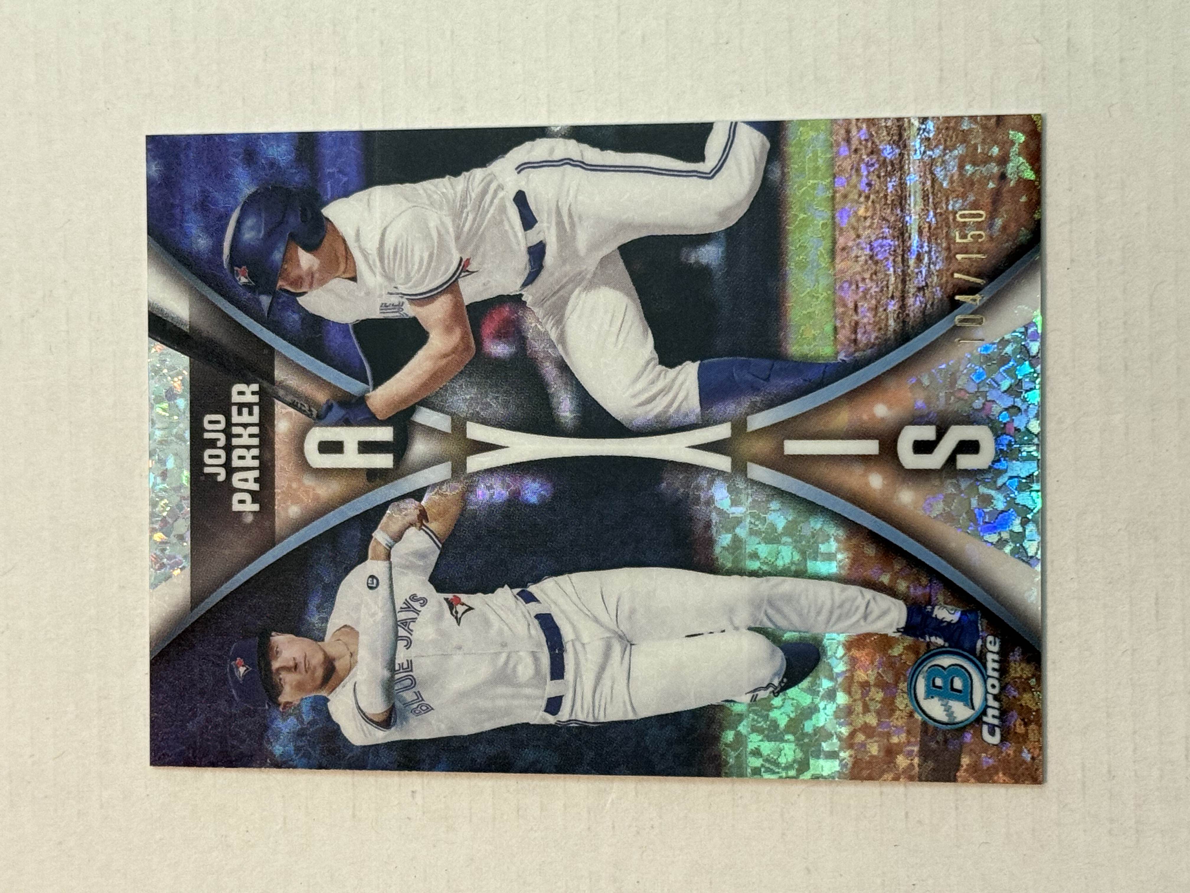 2025 Bowman Draft Jojo Parker #104/150 Axis Mini Diamonds