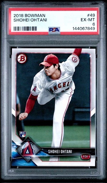 2018 Bowman Shohei Ohtani #49 RC