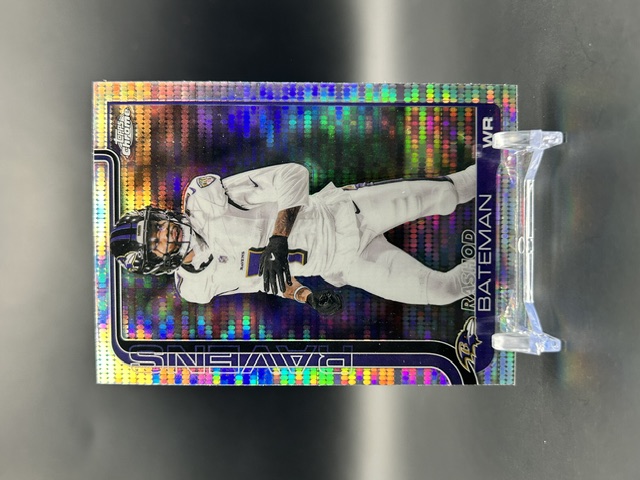2025 Topps Chrome Rashod Bateman #21 Pulsar Refractor