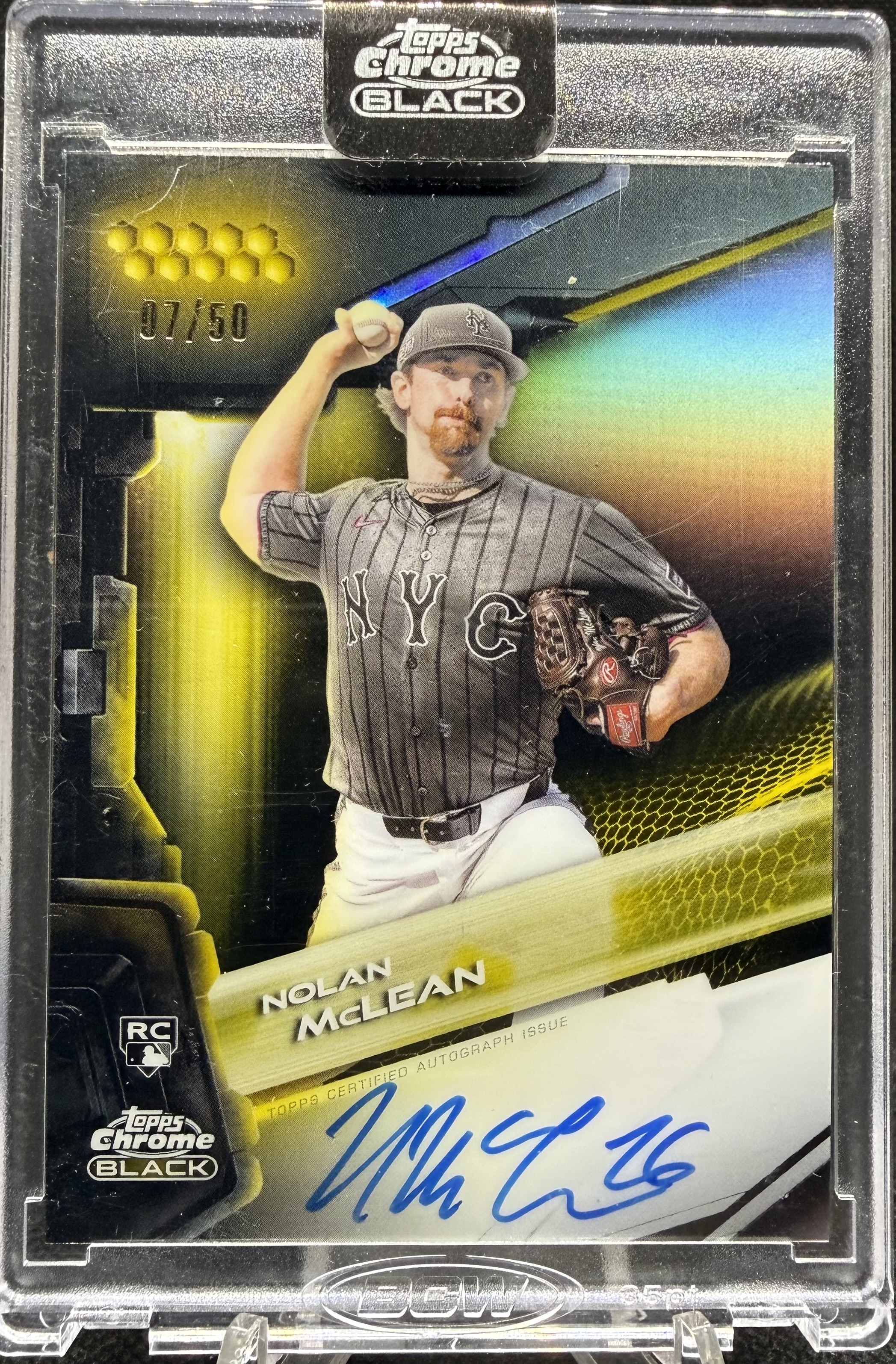 2026 Topps Chrome Black Nolan McLean Gold