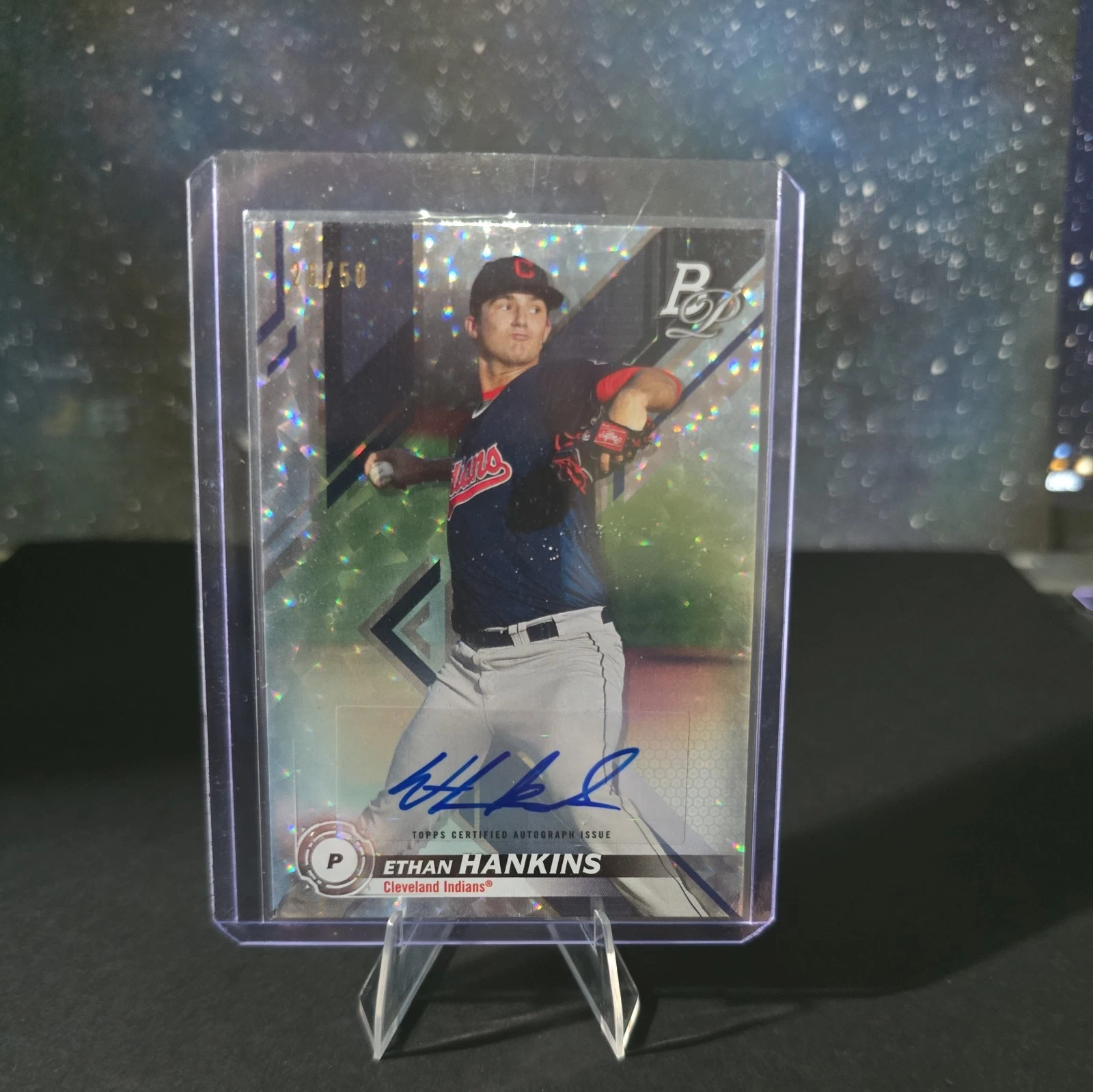2019 Bowman Platinum Ethan Hankins #TOP-34 Icy Foil /50