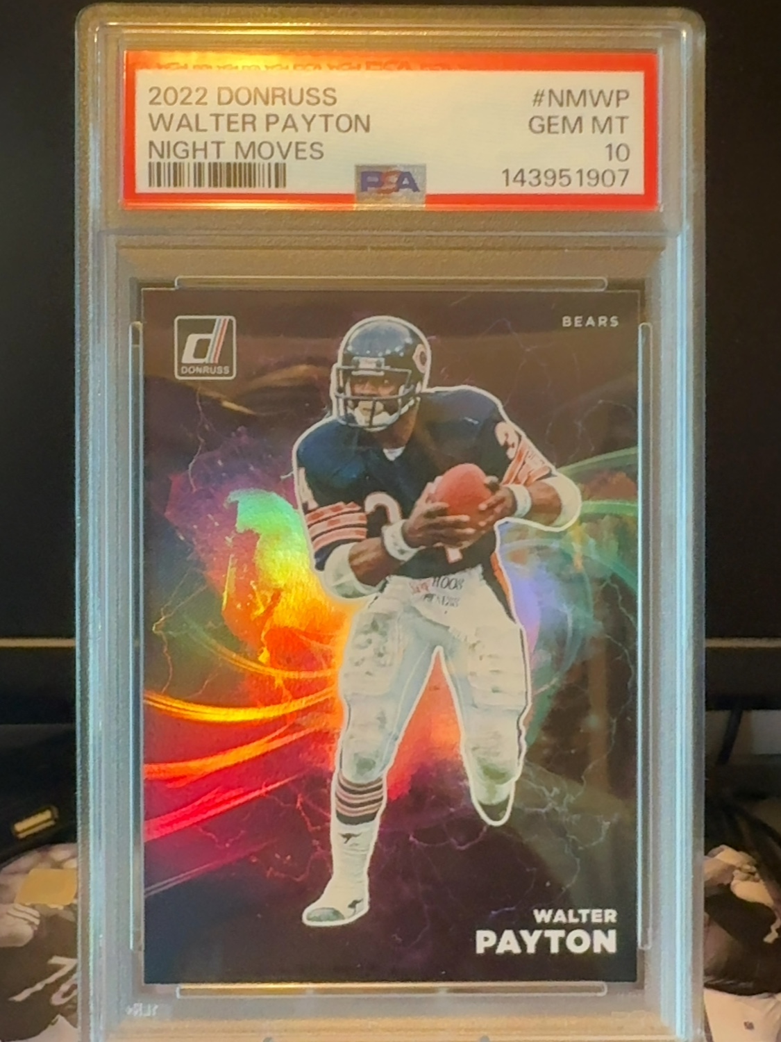 2022 Donruss Walter Payton #NMWP Night Moves