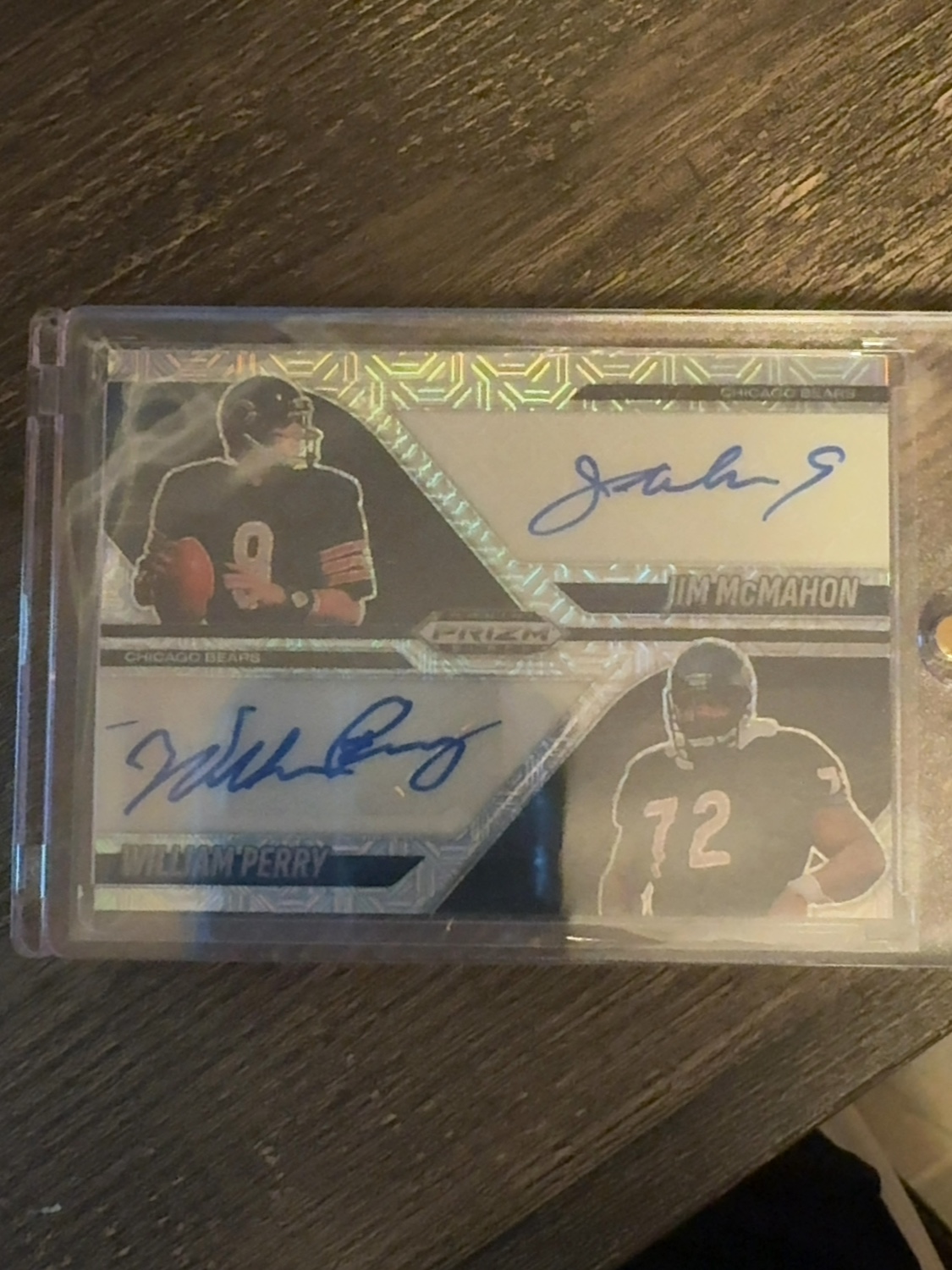 2025 Prizm William Perry & Jim McMahon #DA-CHI Dual Auto Prizm /25