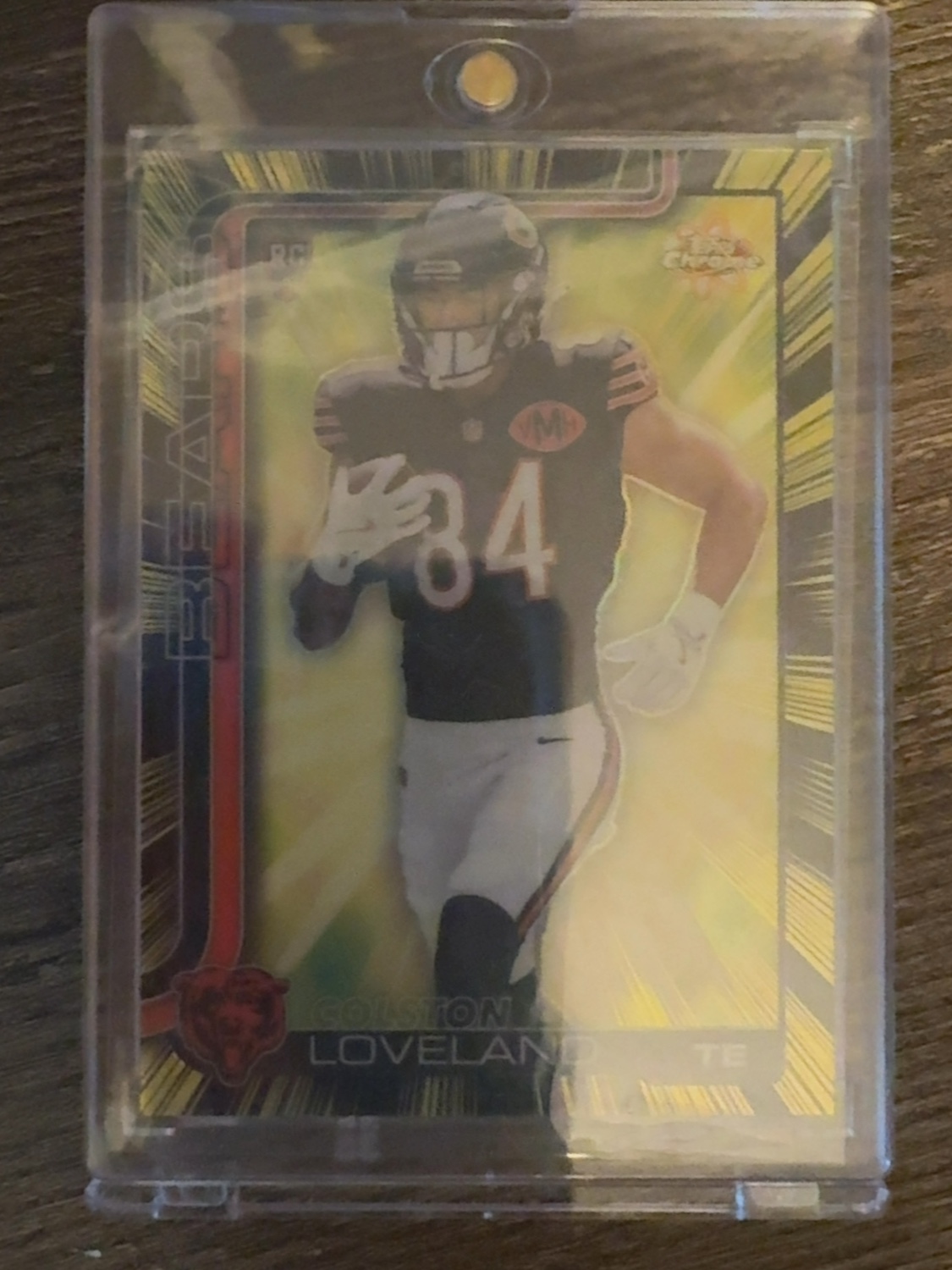 2025 Topps Chrome Colston Loveland #RR-6 Radiating Rookie