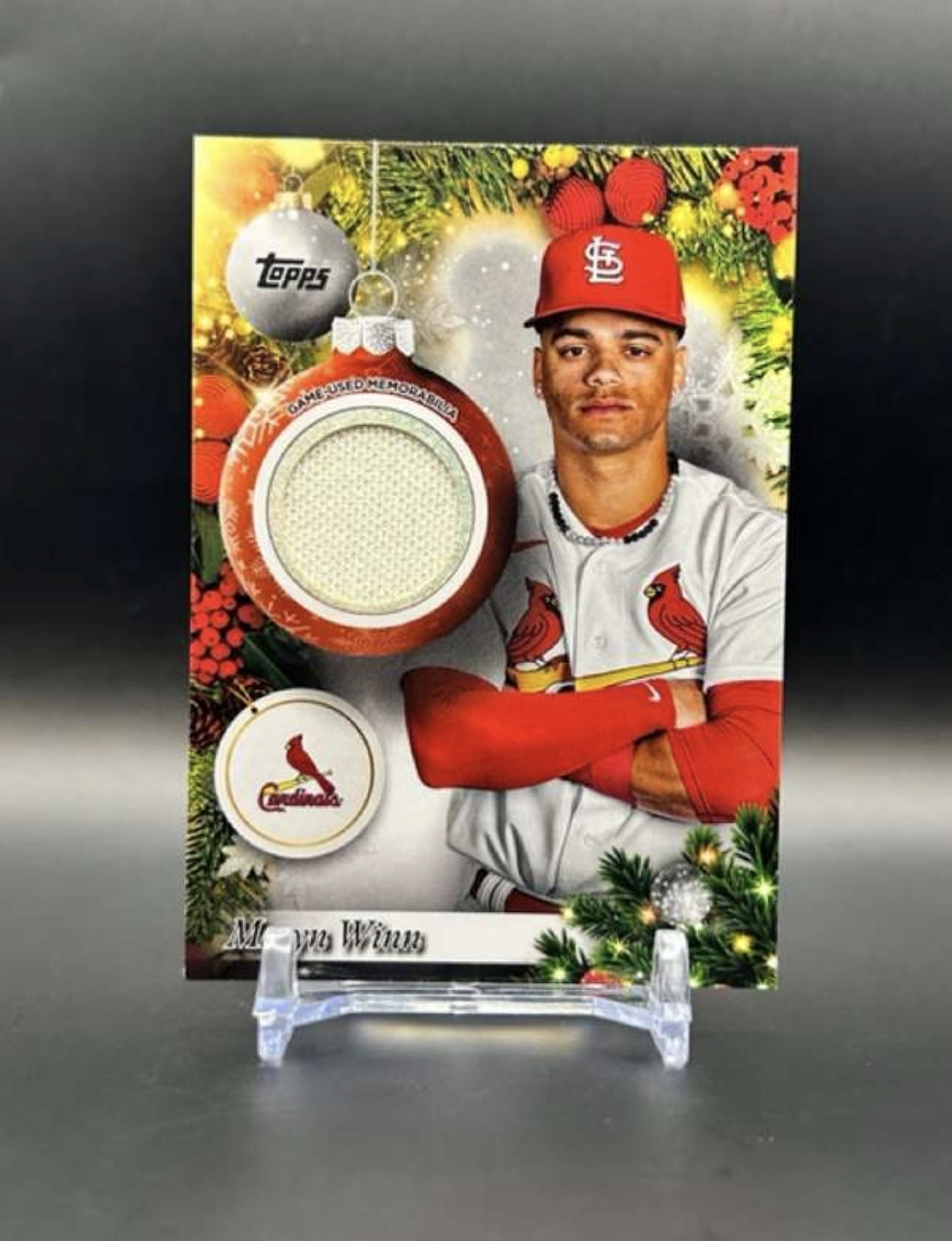 2025 Topps Holiday Masyn Winn #PR-MW Player Relics