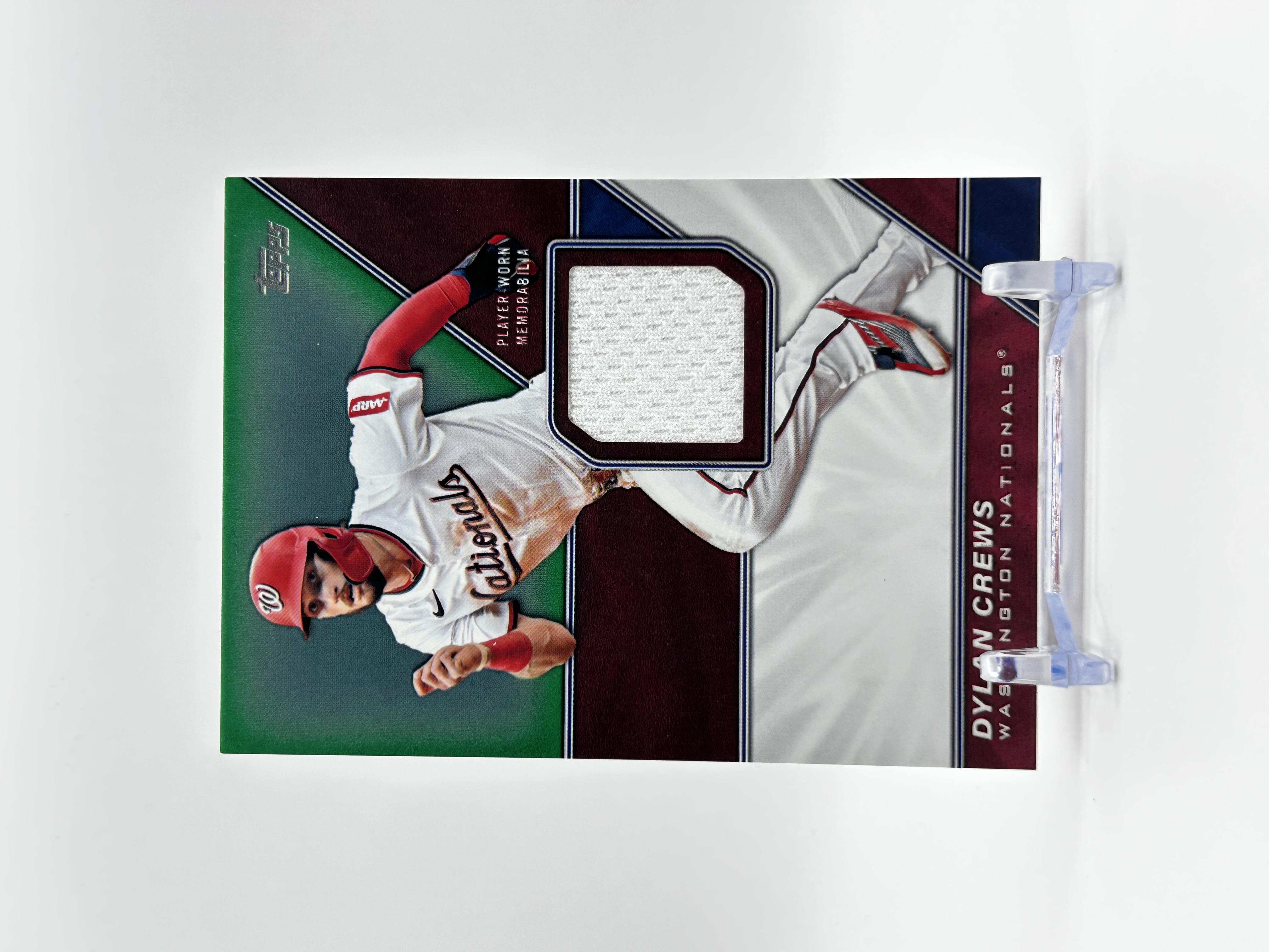 2026 Topps Dylan Crews #MLM2-DC Major League Materials Green #’d 80/99
