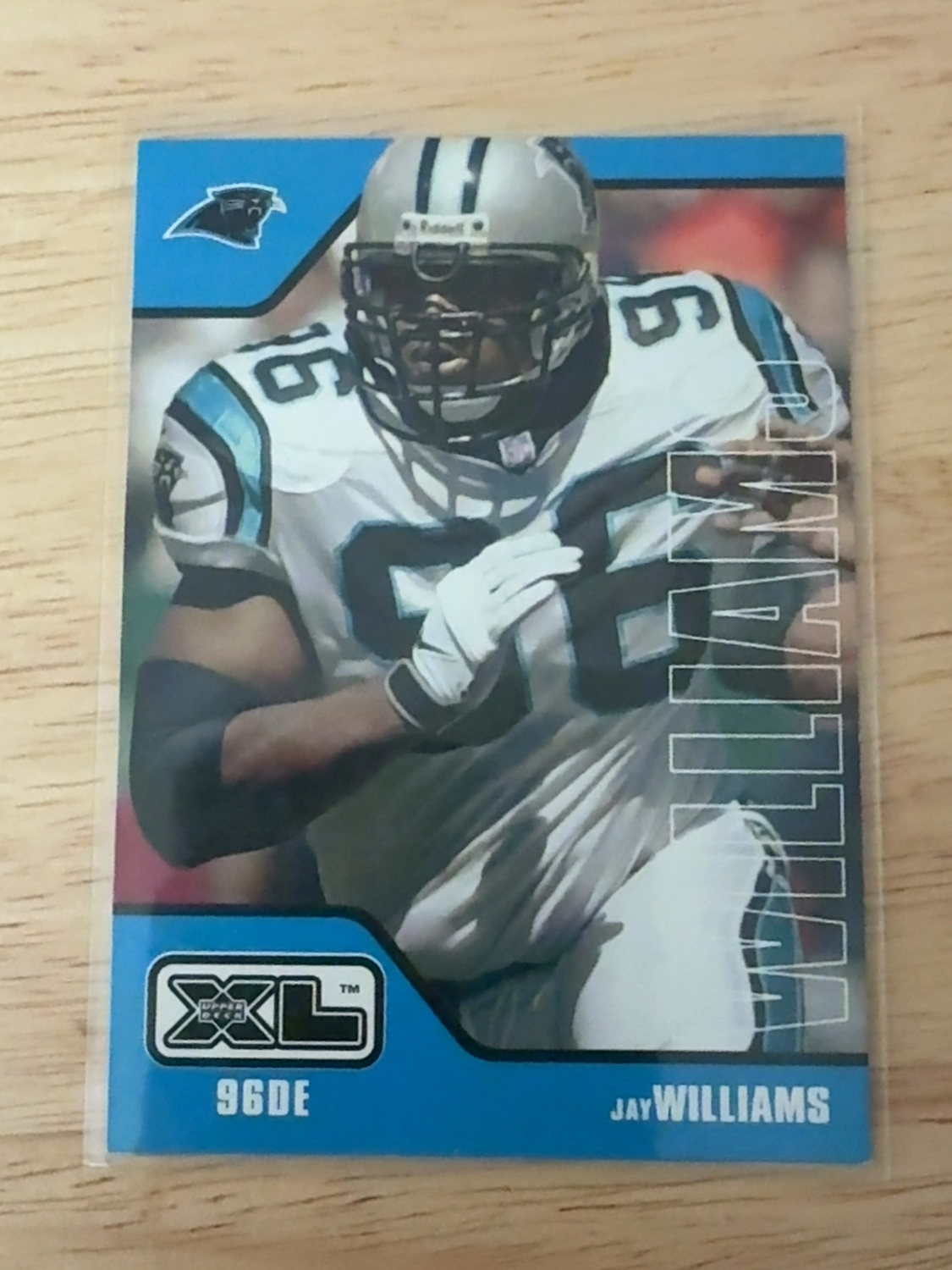 2002 Upper Deck XL Jay Williams only rookie card made!! Carolina Panthers! Rams!