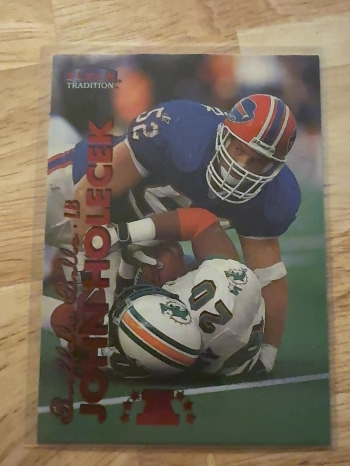 1999 Fleer Tradition John Holecek rookie card - the only one made!! Buffalo Bills! #45