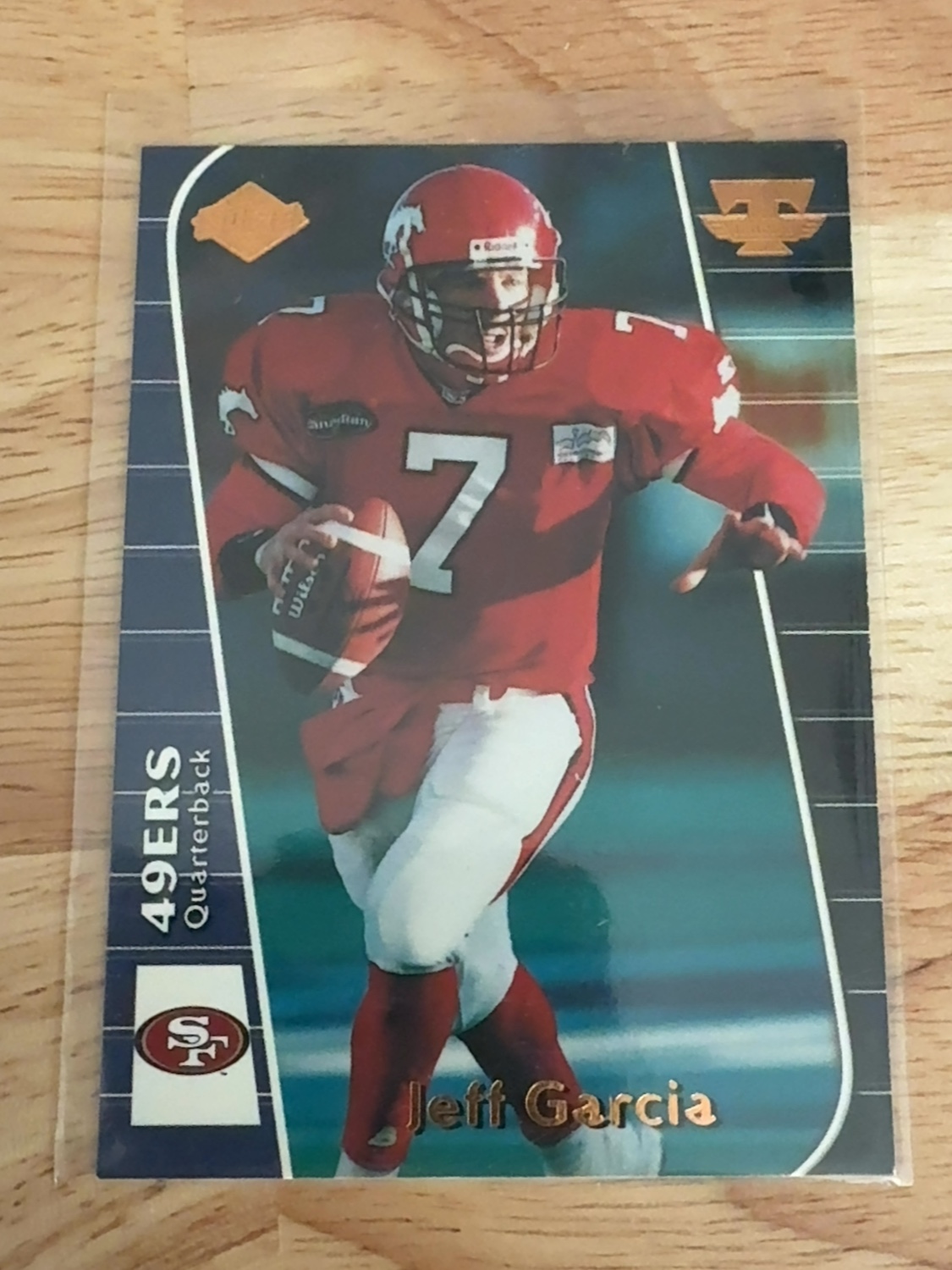 1999 Collector’s Edge Triumph Jeff Garcia rookie card- 1 of only 7 made! San Francisco 49ers! #T119