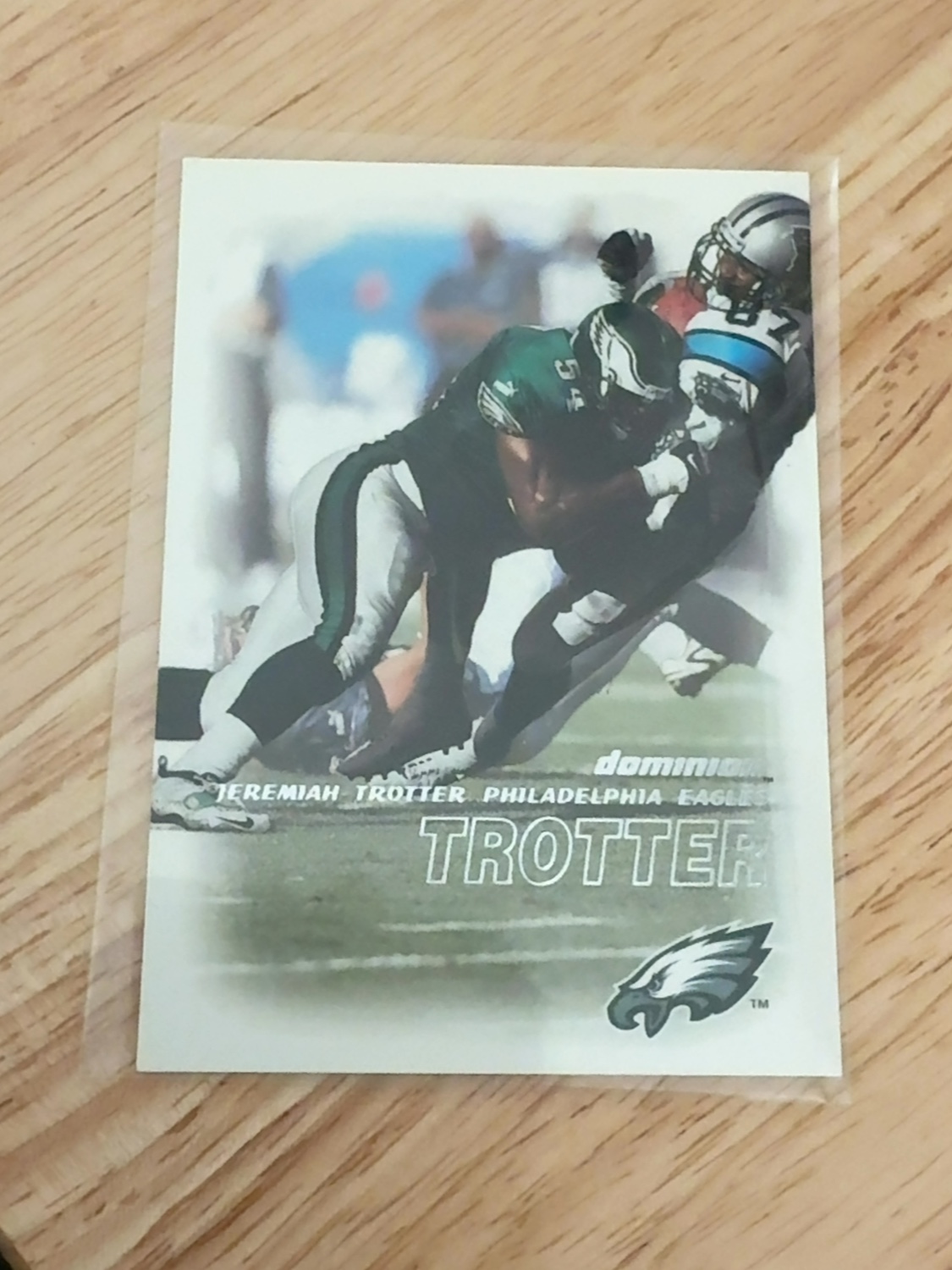 2000 Skybox Dominion Jeremiah Trotter rookie card- 1 of only 3 made! Philadelphia Eagles! #146