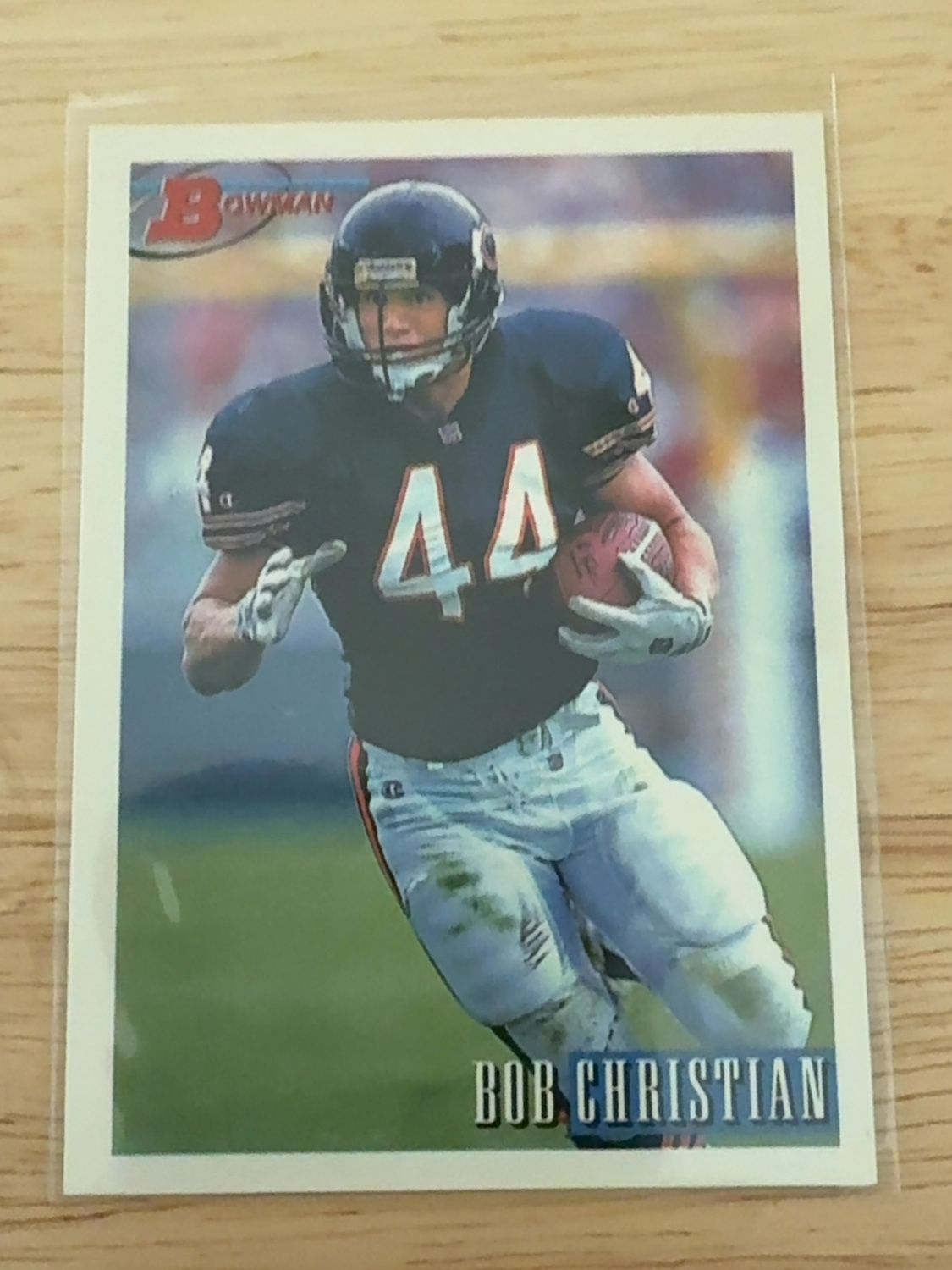 1993 Bowman Bob Christian rookie card - the only one made! Chicago Bears! Atlanta Falcons! #366
