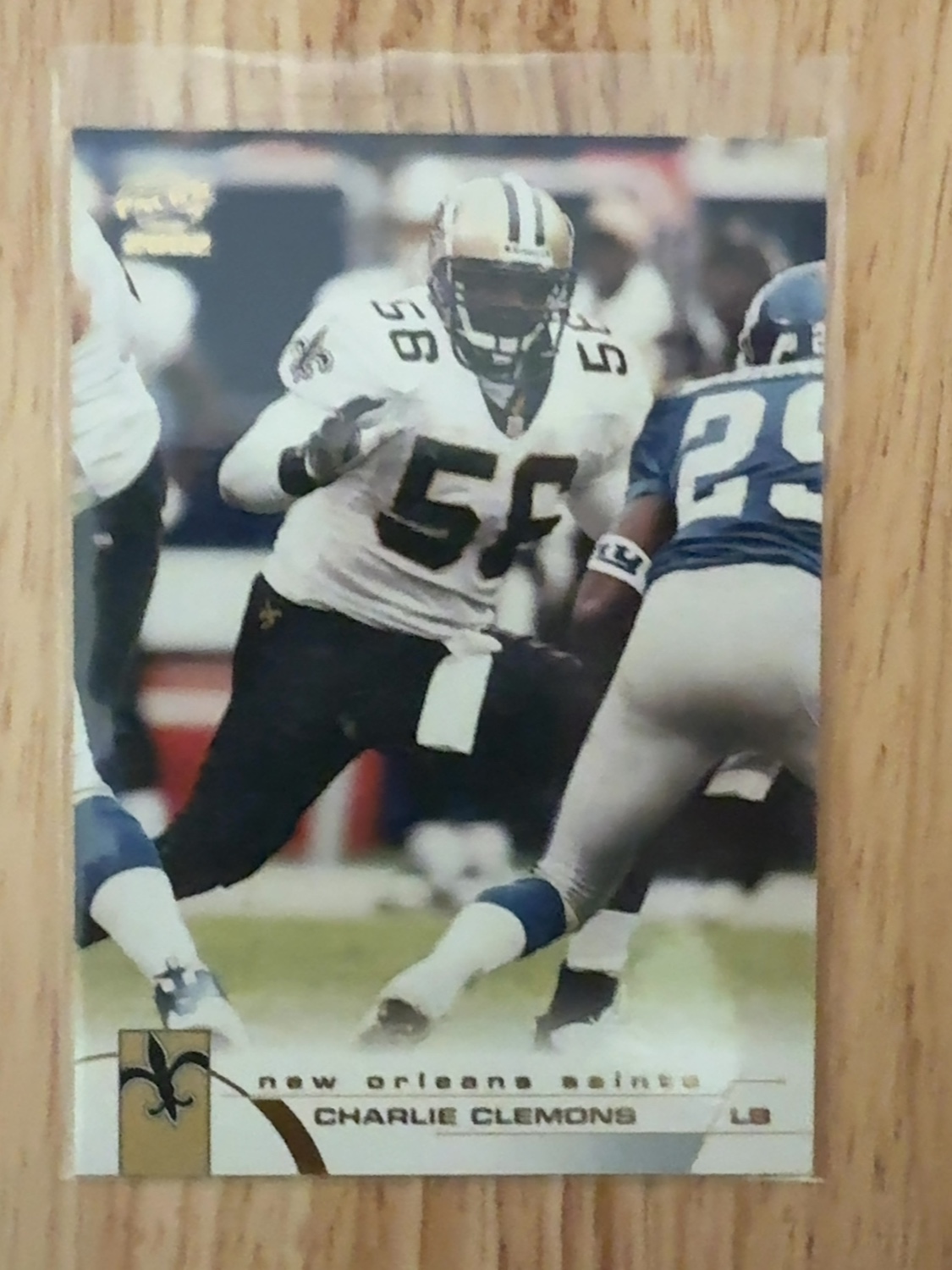 2002 Pacific Charlie Clemons rookie card - 1 of only 5 true rookies! New Orleans Saints! Rams! #273