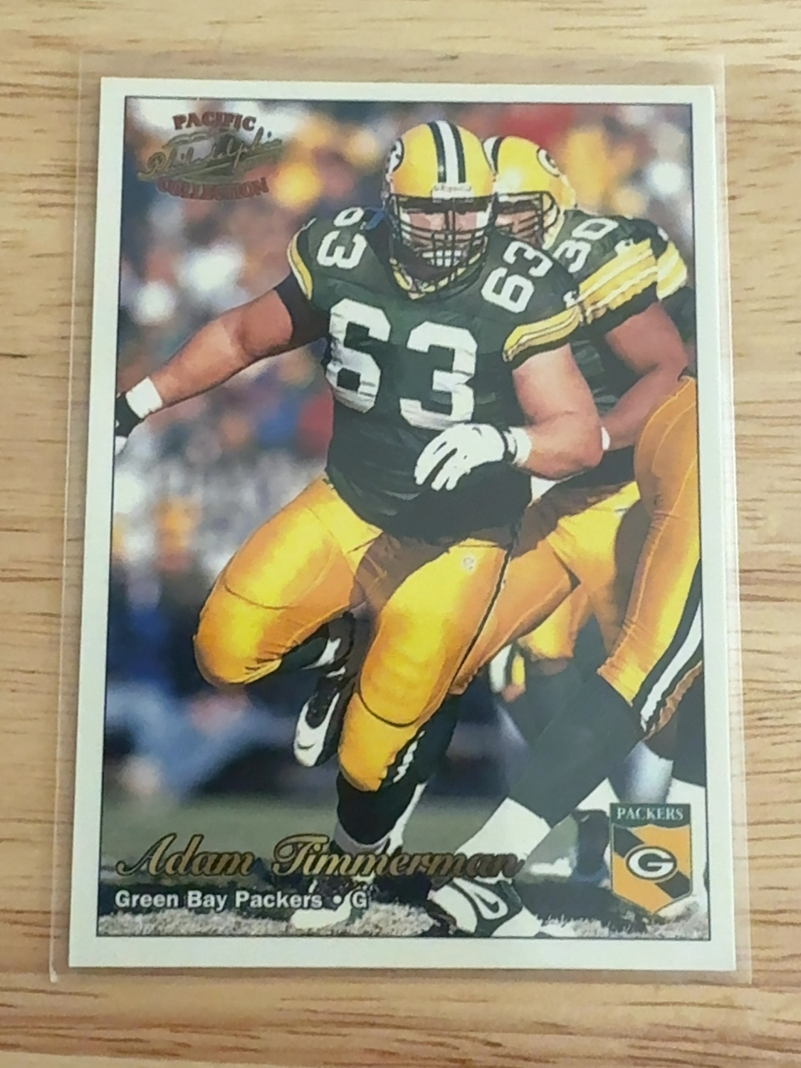 1997 Pacific Philadelphia Adam Timmerman rookie card - the only true RC made! Green Bay Packers! Rams! #117