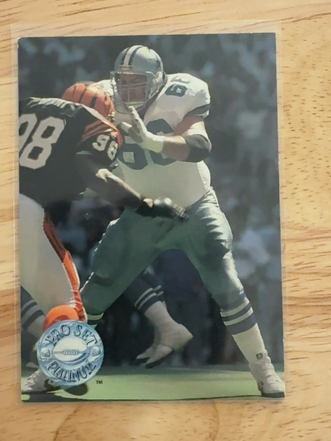 1991 Pro Set Platinum Kevin Gogan rookie card- the only one ever made! Dallas Cowboys! Raiders! 49ers! #175