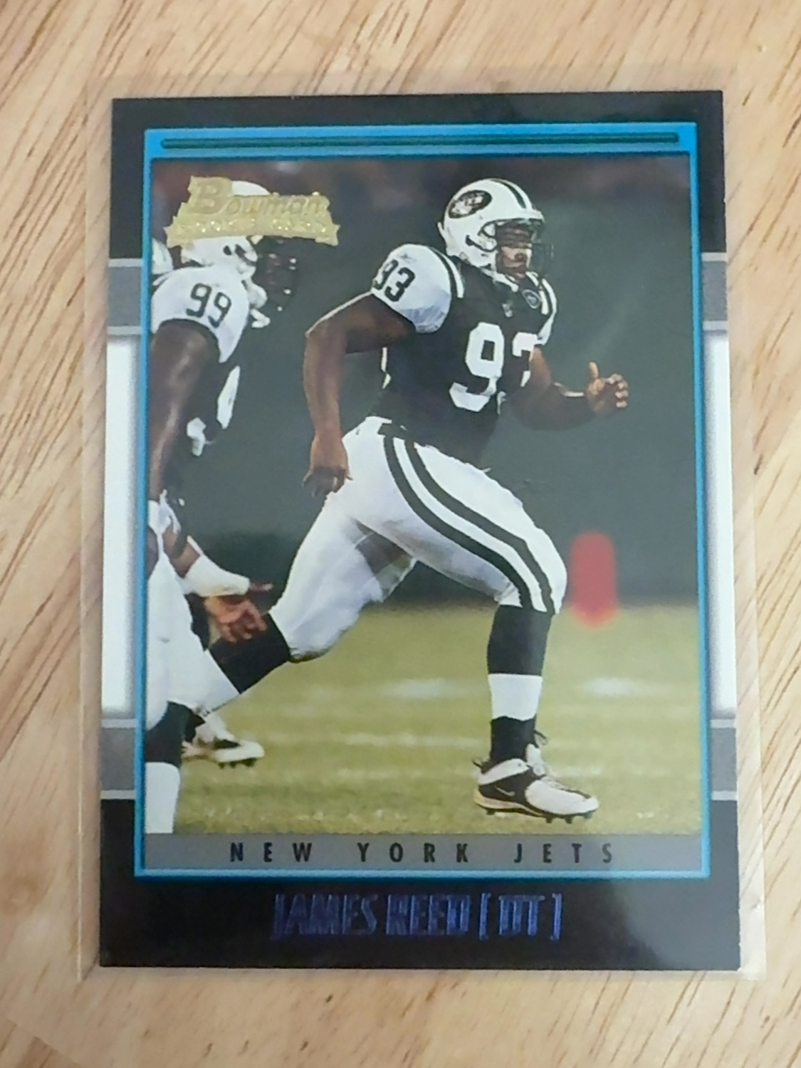 2001 Bowman James Reed rookie card - 1 of only two made! New York Jets! Chiefs #154