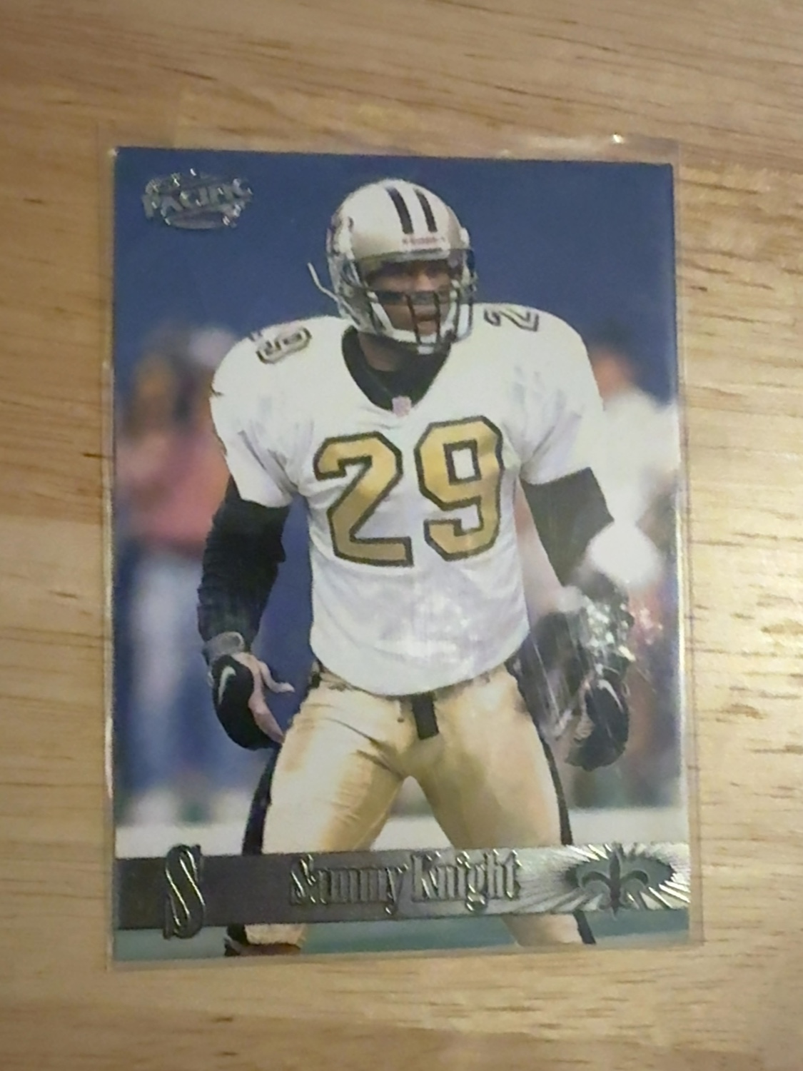 1998 Pacific Sammy Knight rookie card- 1 of only 2 made!! New Orleans Saints! #269