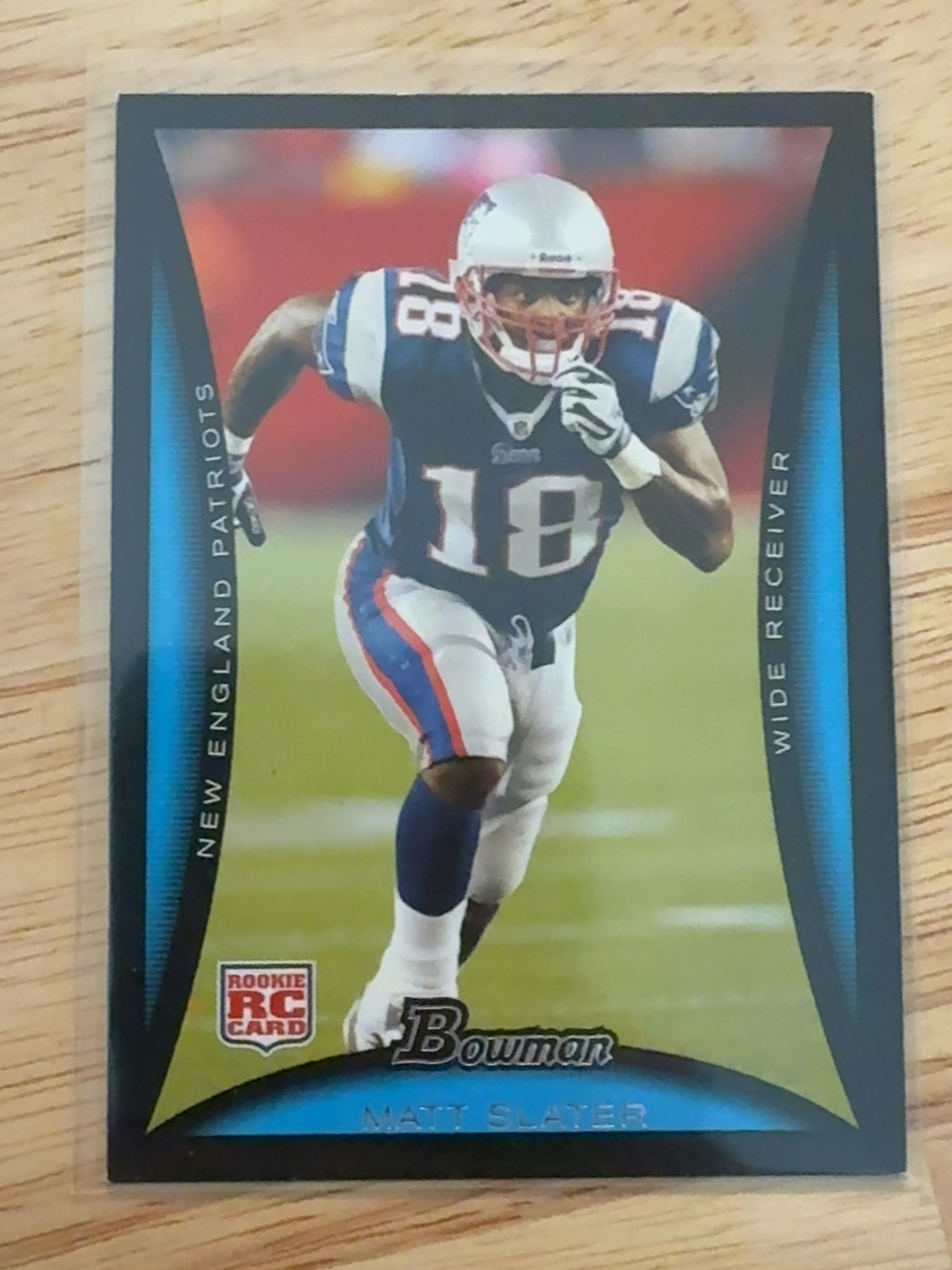 2008 Bowman Matthew Slater rookie card - 1 of only 6 made! New England Patriots! #162