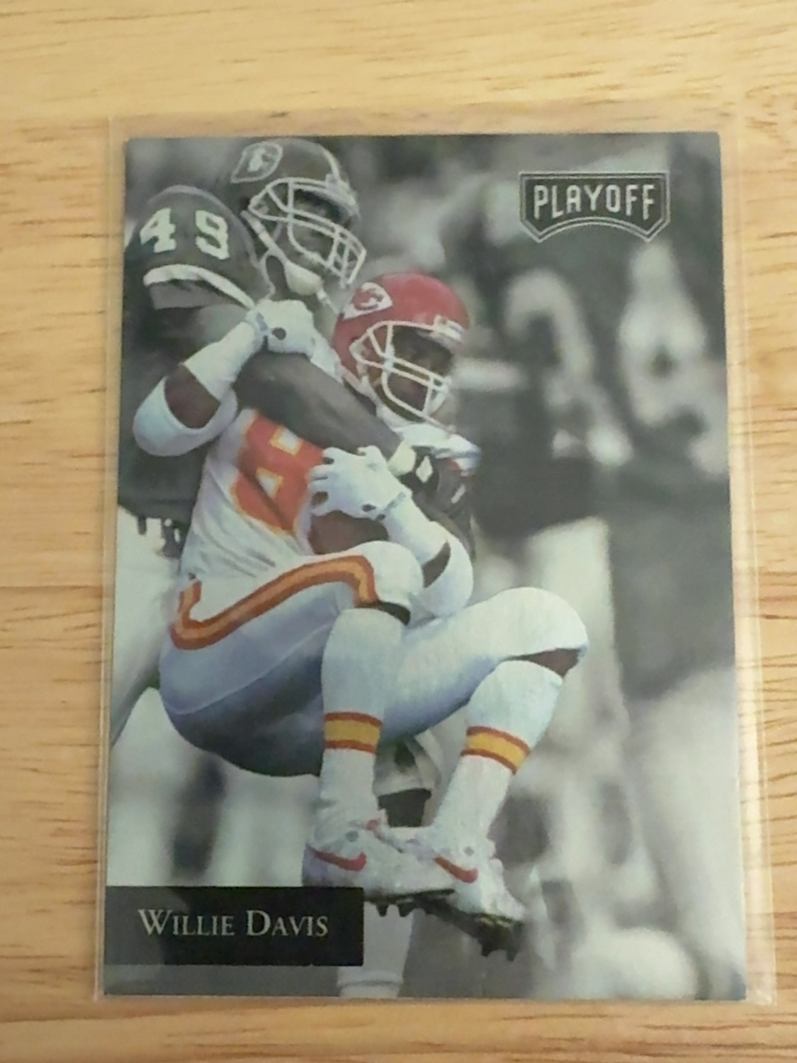 1992 Playoff Willie Davis rookie card - the only one ever made! Kansas City Chiefs!!! #43