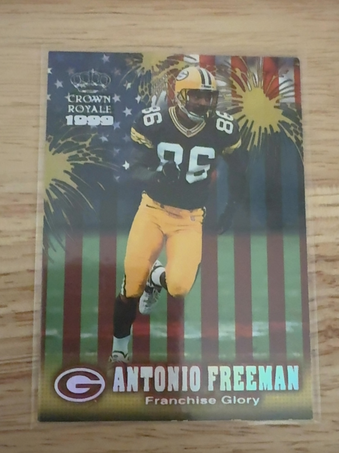 1999 Crown Royale Antonio Freeman Franchise Glory Insert! Green Bay Packers! #9
