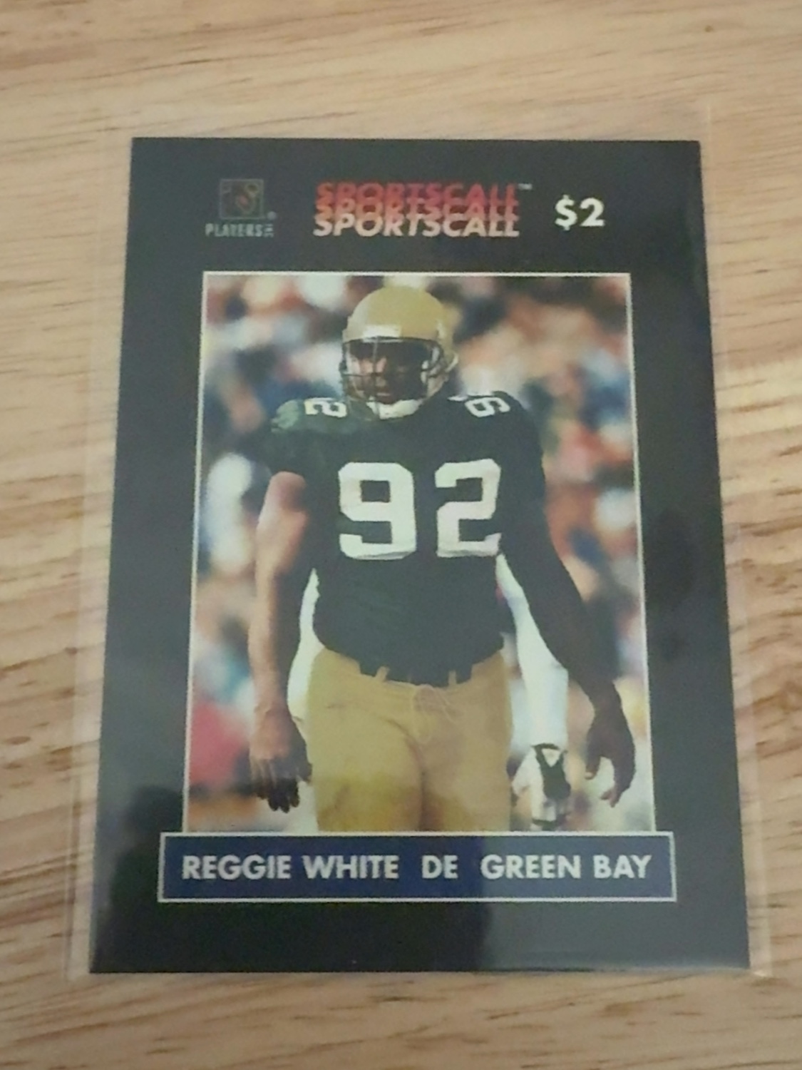 1996 Sportscall Reggie White Rare Phone Card Release! Green Bay Packers! #46