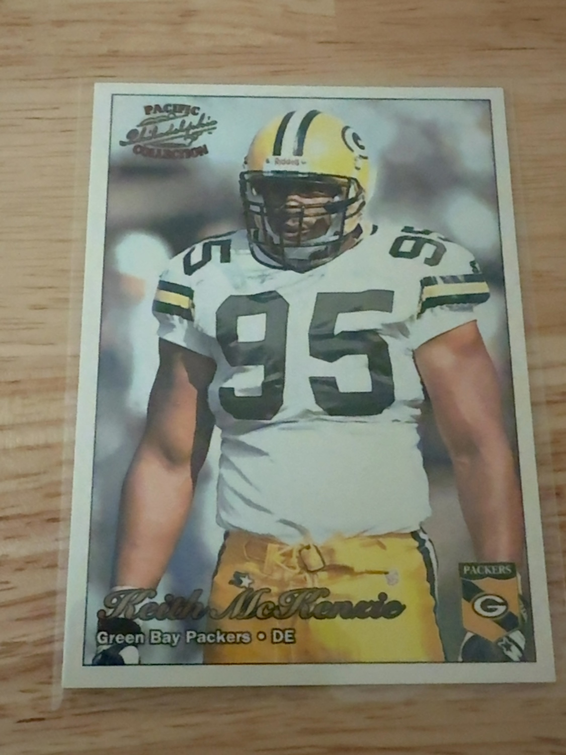 1997 Pacific Philadelphia Keith McKenzie rookie card - the only one made!! Green Bay Packers! #113