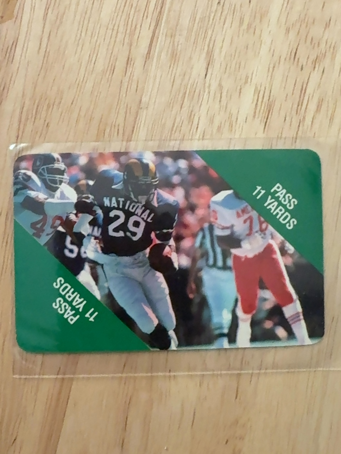 1988 MacGregor Action All-Pro Eric Dickerson Rare Oddball card! Rams! Pass 11 Yards