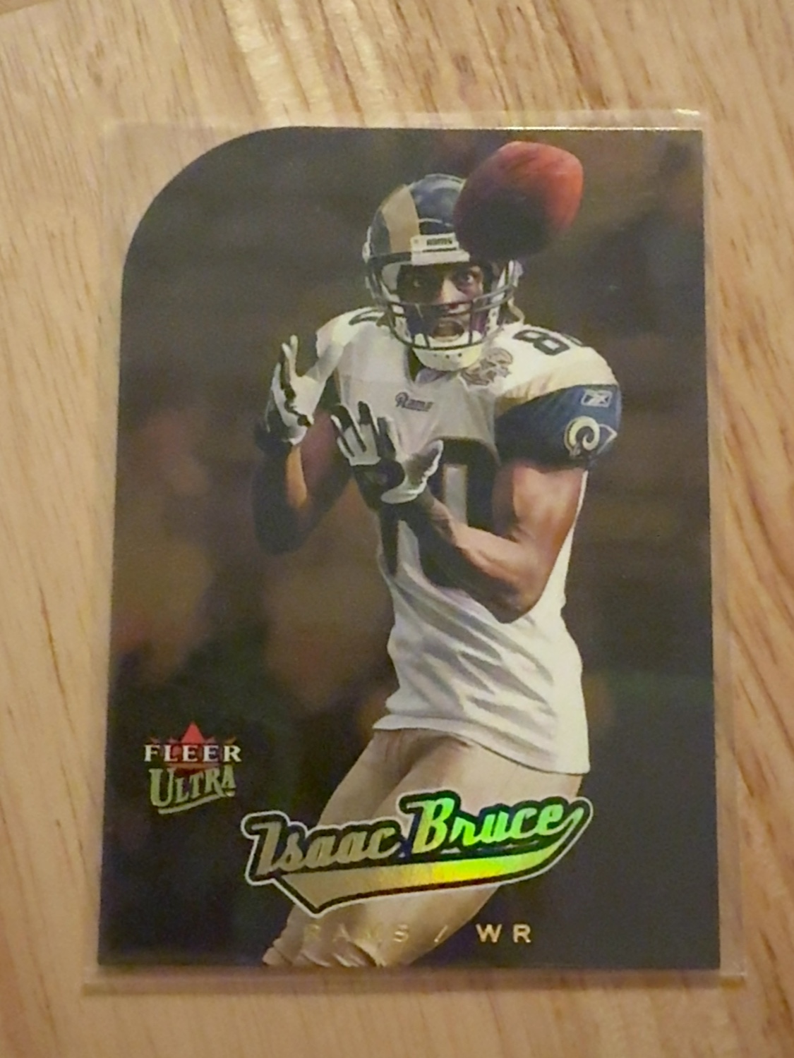 2005 Fleer Ultra Isaac Bruce Gold Medallion Parallel! Rams! #40 Die Cut