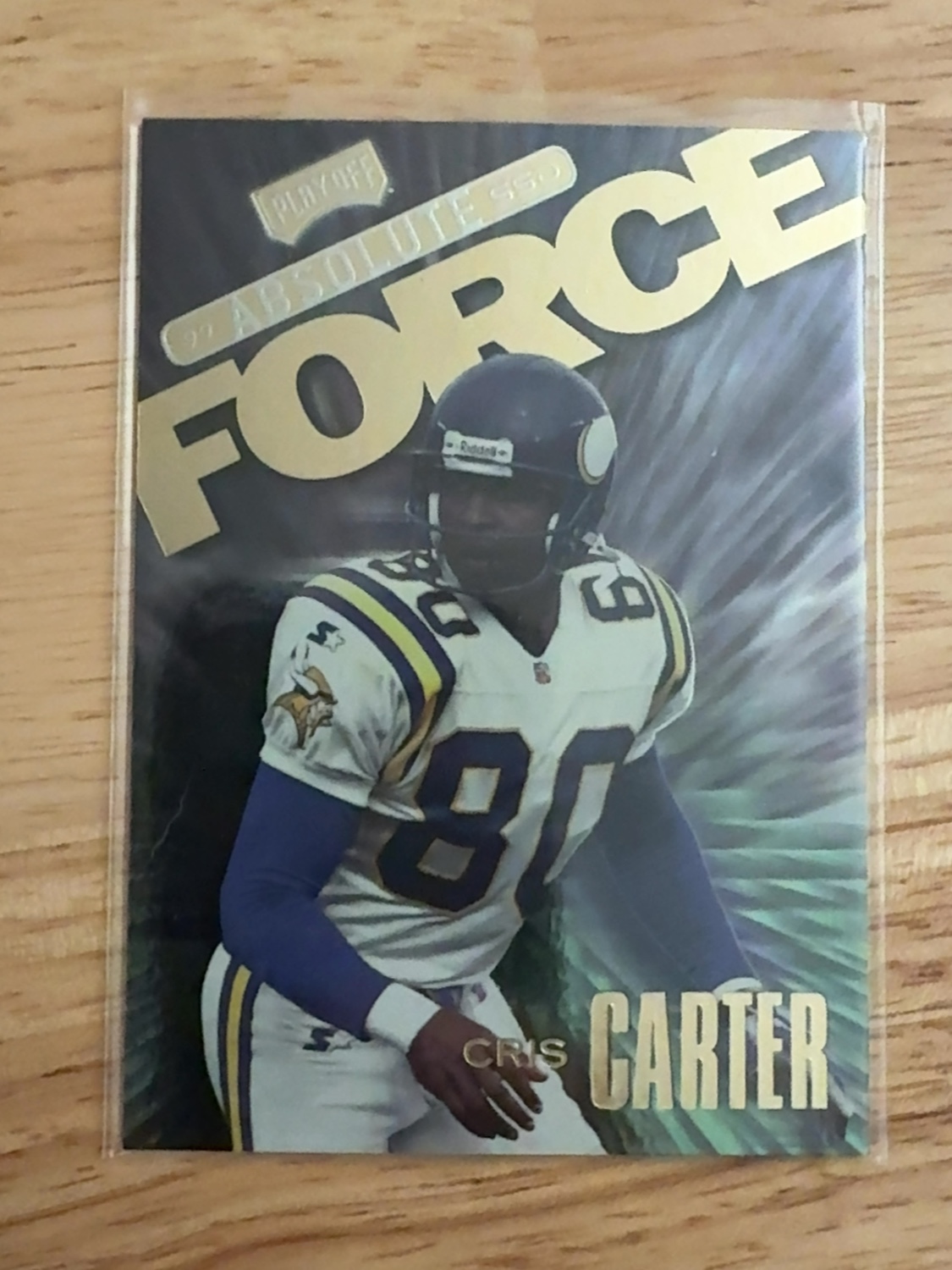 1999 Playoff Absolute SSD Cris Carter SSD Force Insert! Minnesota Vikings! #AF27 Absolute Force
