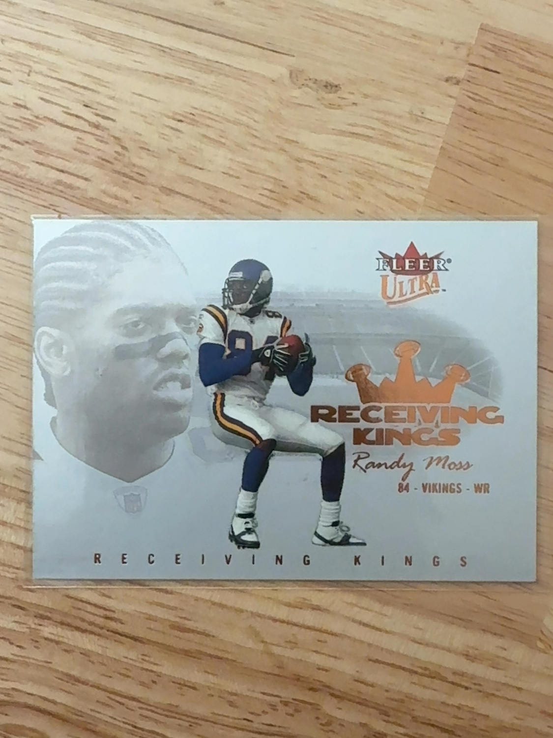 2004 Fleer Ultra Randy Moss Receiving Kings Insert Card! Minnesota Vikings! #1