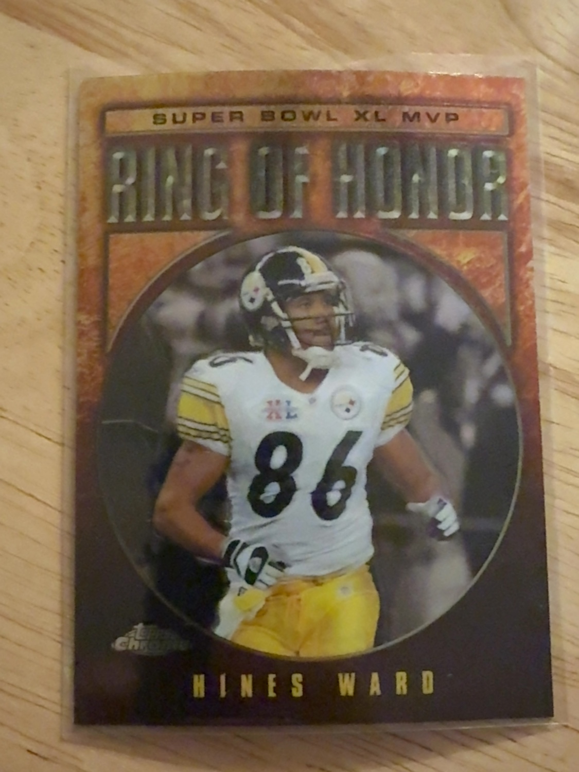 2006 Topps Chrome  Hines Ward Ring Of Honor Insert! Pittsburgh Steelers! #RH40