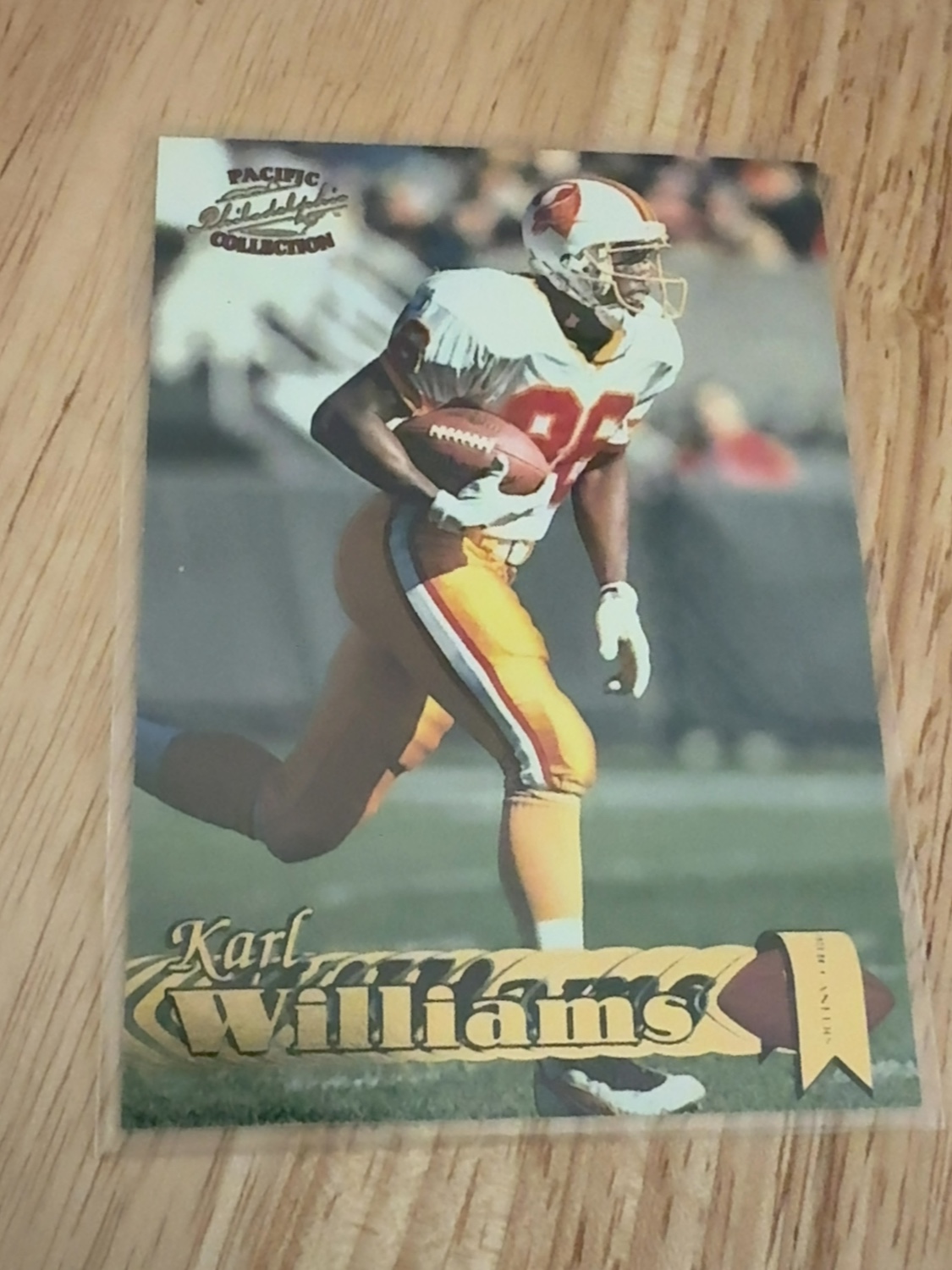 1997 Pacific Philadelphia Karl Williams rookie card - 1 of only 2 made! Tampa Bay Buccaneers! #192 Gold Foil Parallel