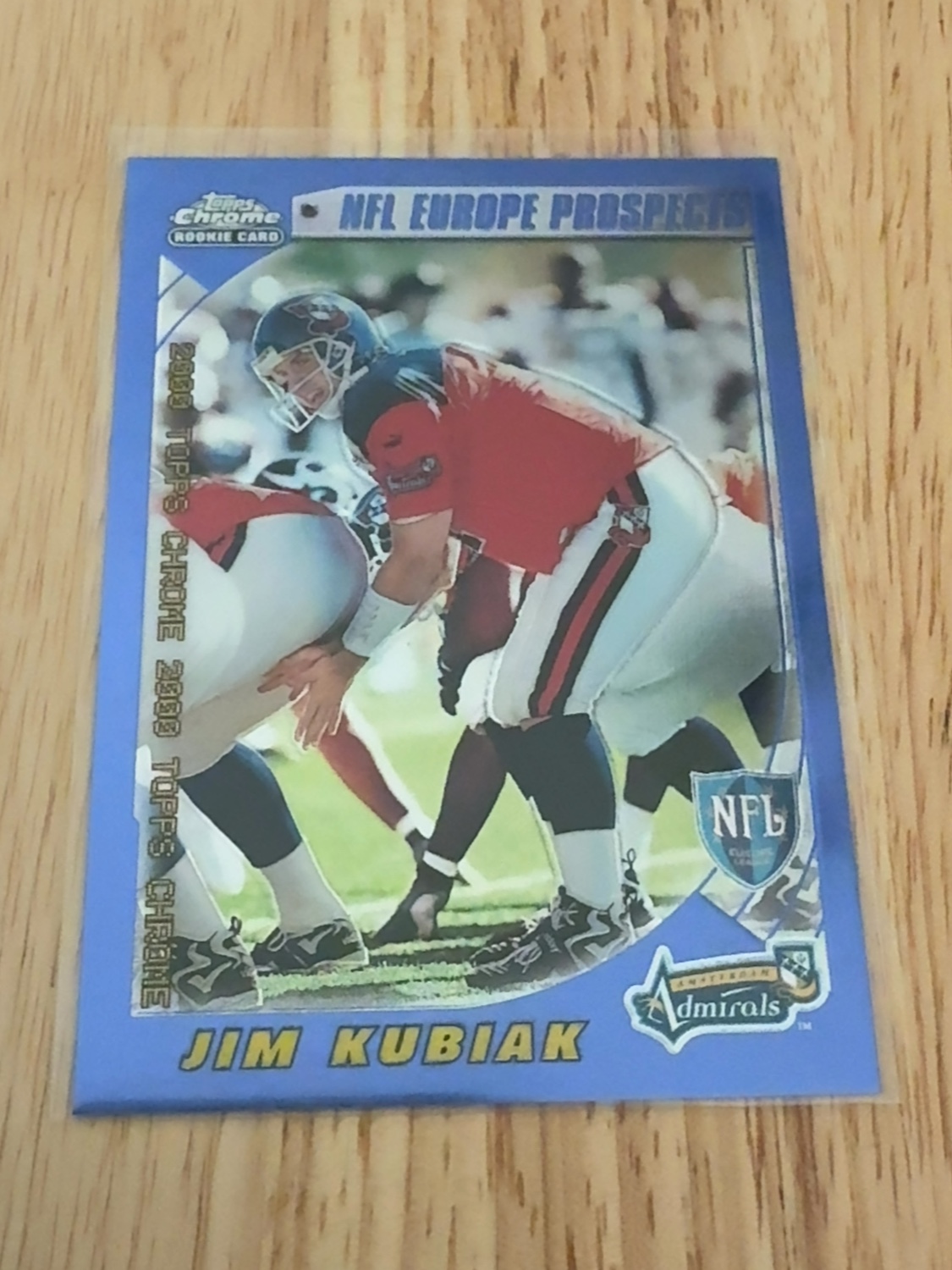 2000 Topps Chrome Jim Kubiak rookie card - 1 of only 6 made! Panthers! Colts! #226 NFL Europe