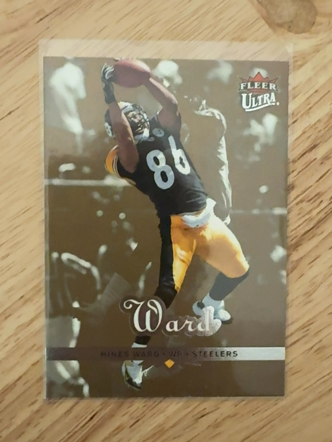 2006 Fleer Ultra Hines Ward Gold Medallion Parallel! Pittsburgh Steelers! #152