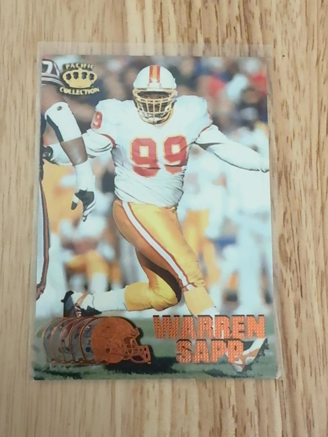 1997 Pacific Warren Sapp Copper Foil Parallel! Tampa Bay Buccaneers! #403