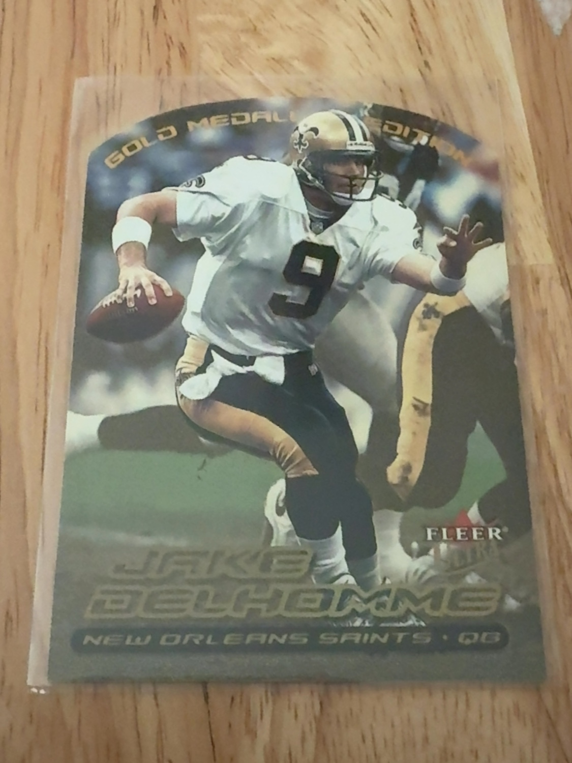 2000 Fleer Ultra Jake Delhomme Die-Cut Gold Medallion Parallel Rookie Card! Saints! Panthers! #112G