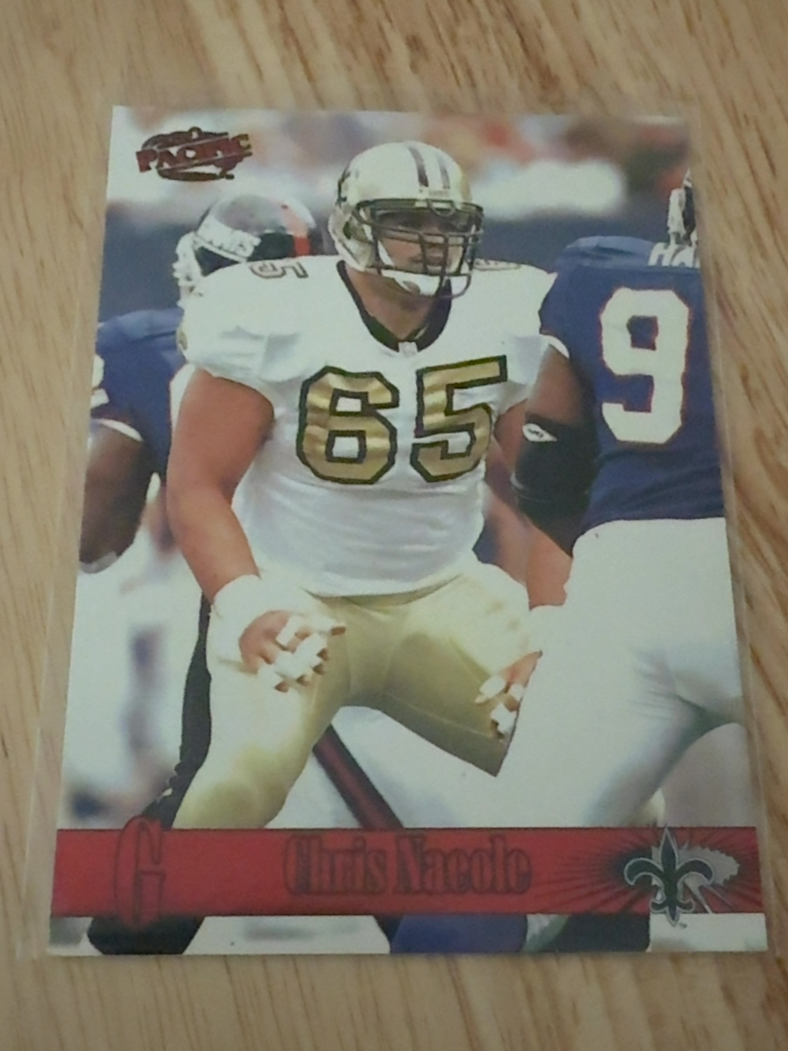1998 Pacific Chris Naeole Rare 2nd Year Red Foil Parallel! Saints! Jaguars! #271