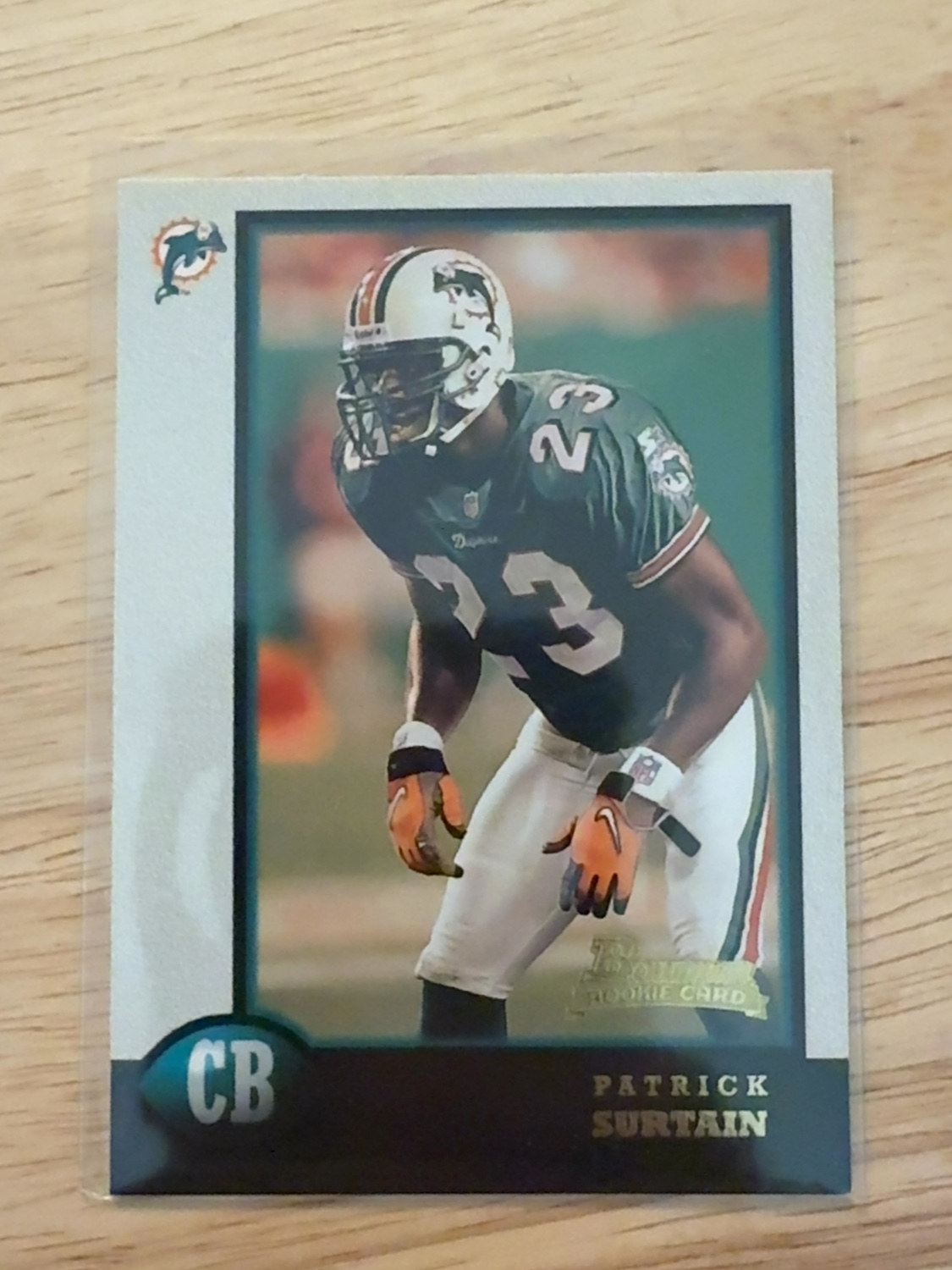 1998 Bowman Patrick Surtain only rookie card produced! Miami Dolphins #212