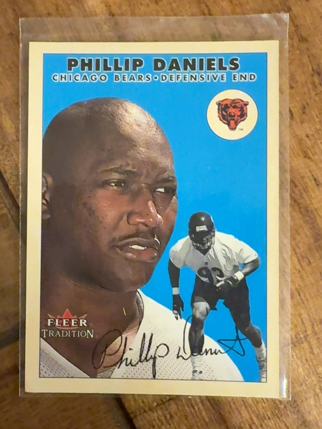 2000 Fleer Tradition Phillip Daniels only true rookie card!! Chicago Bears #273 Glossy parallel