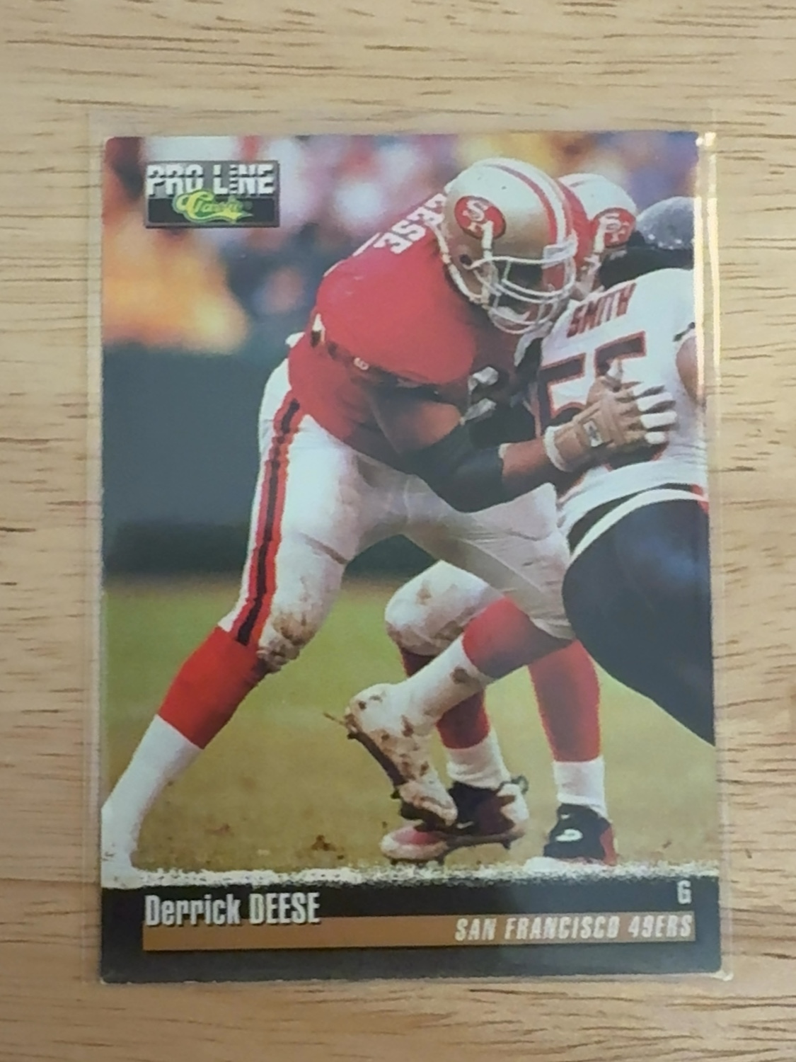 1995 Pro Line Derrick Deese only rookie card ever made! San Francisco 49ers #276 Classic