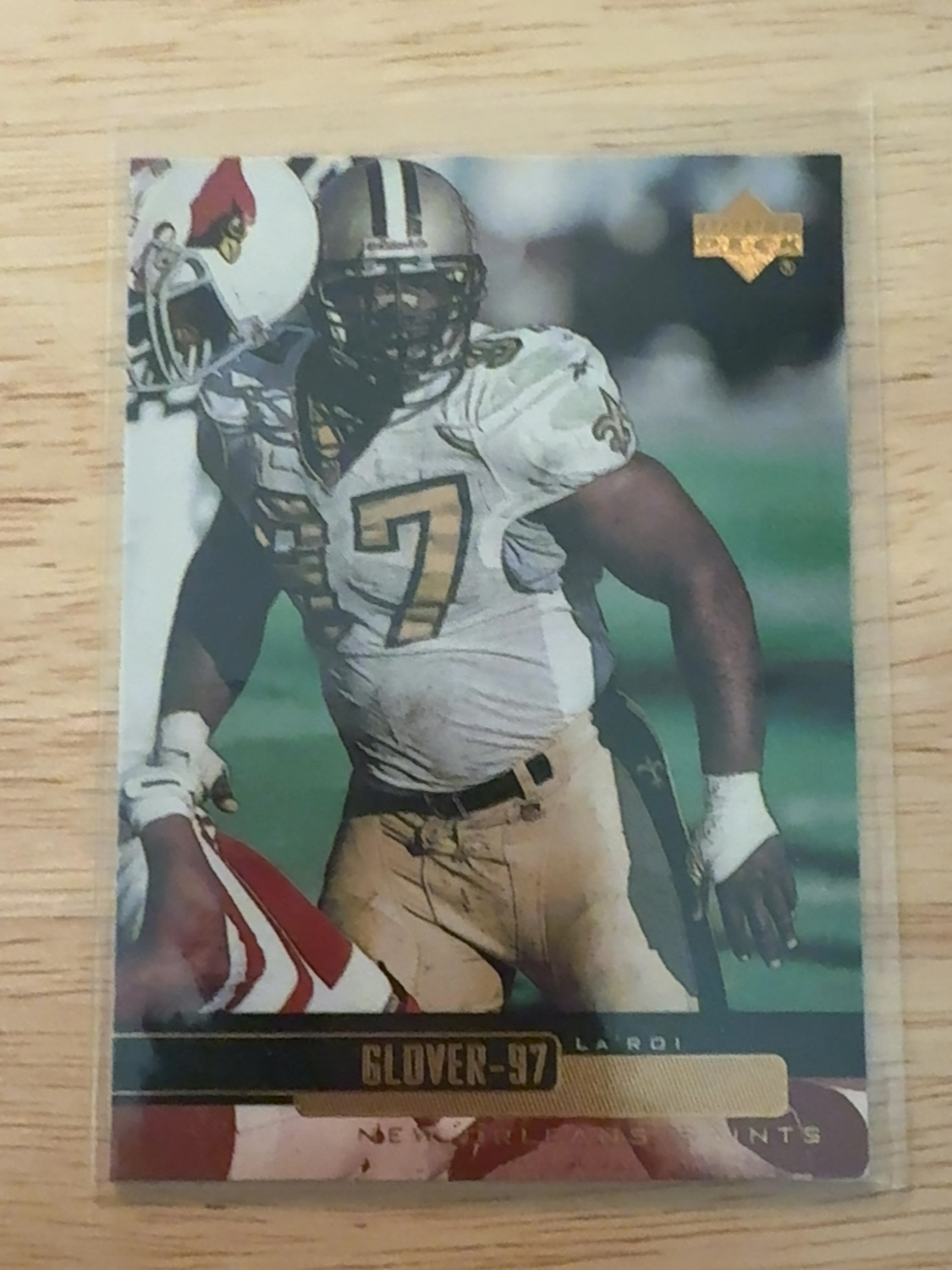 1999 Upper Deck La’Roi Glover rookie card- 1 of only 8 ever made! Saints Cowboys #136