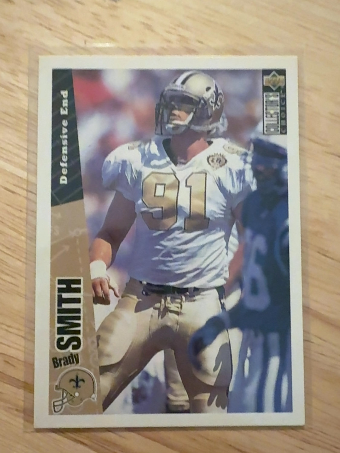 1996 Collector’s Choice Update Brady Smith only rookie card ever made!! New Orleans Saints Atlanta Falcons #U105