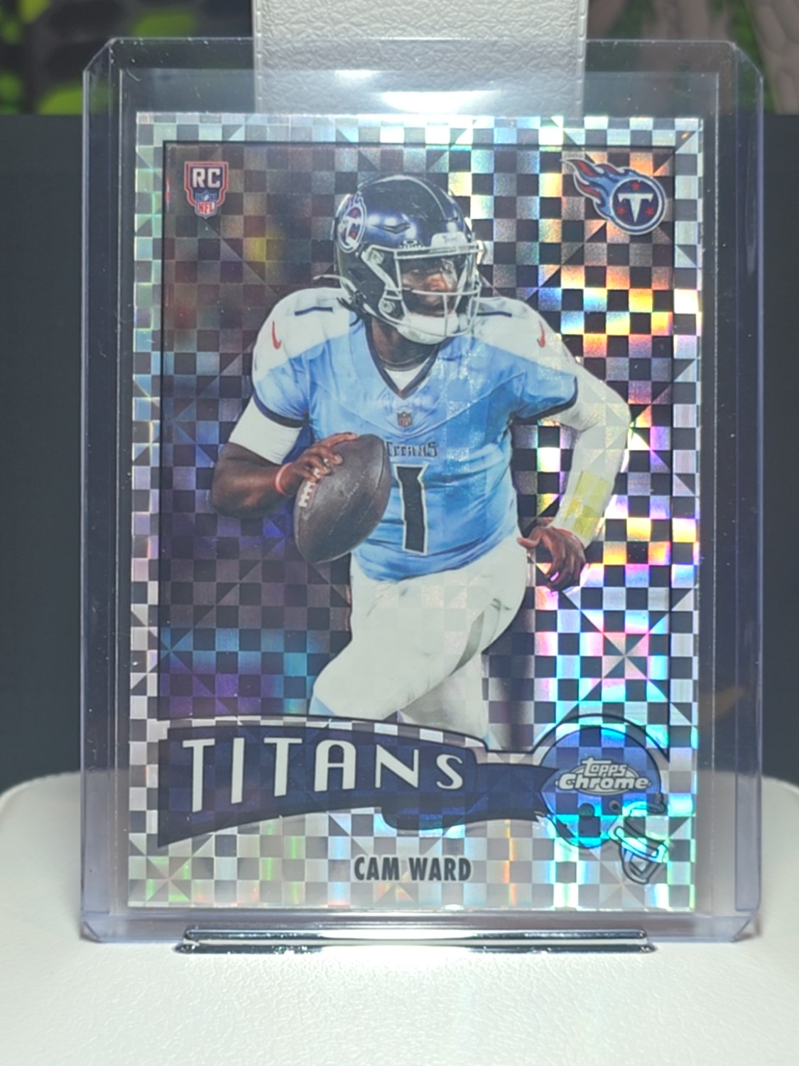 2025 Topps Chrome Football Cam Ward #1975-33 Xfractor