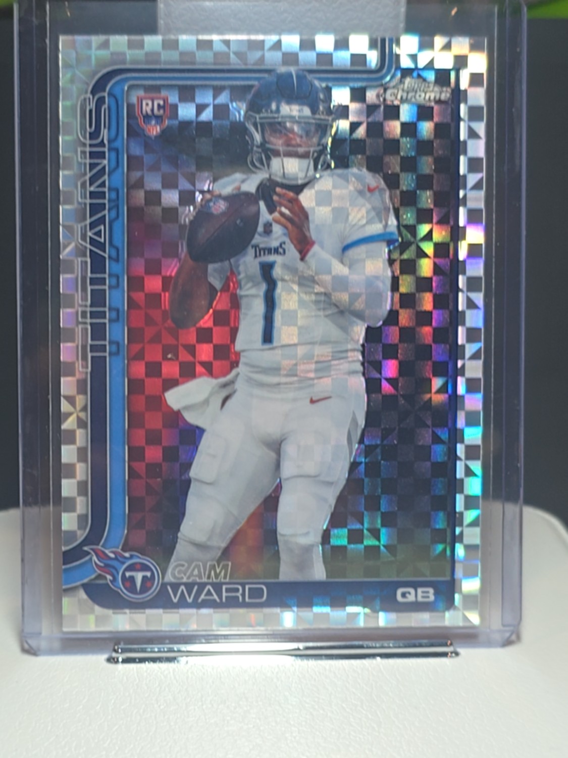 2025 Topps Chrome Football Cam Ward #314 Xfractor