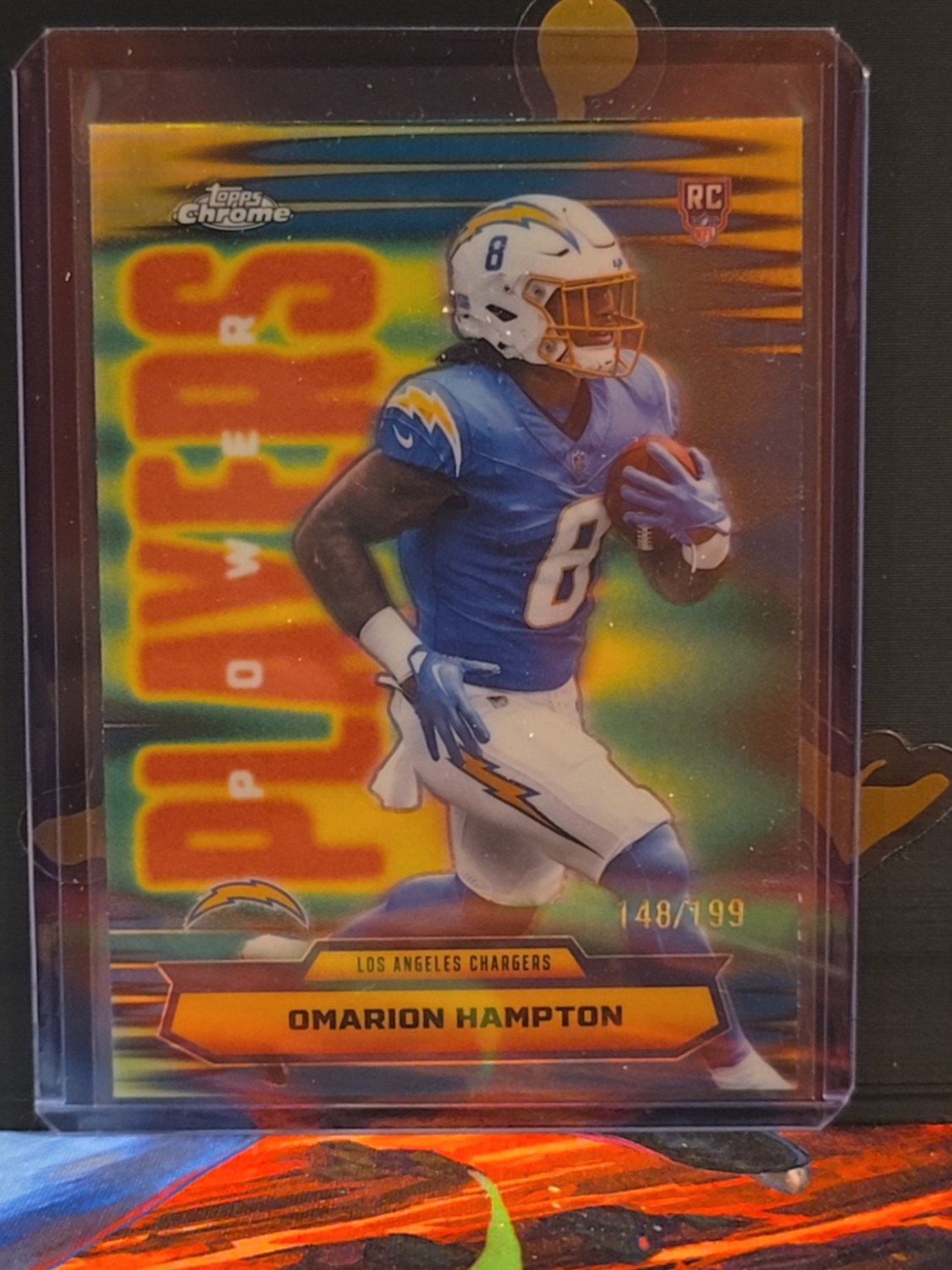 2025 Topps Chrome Football Omarion Hampton #PP-17 148/199